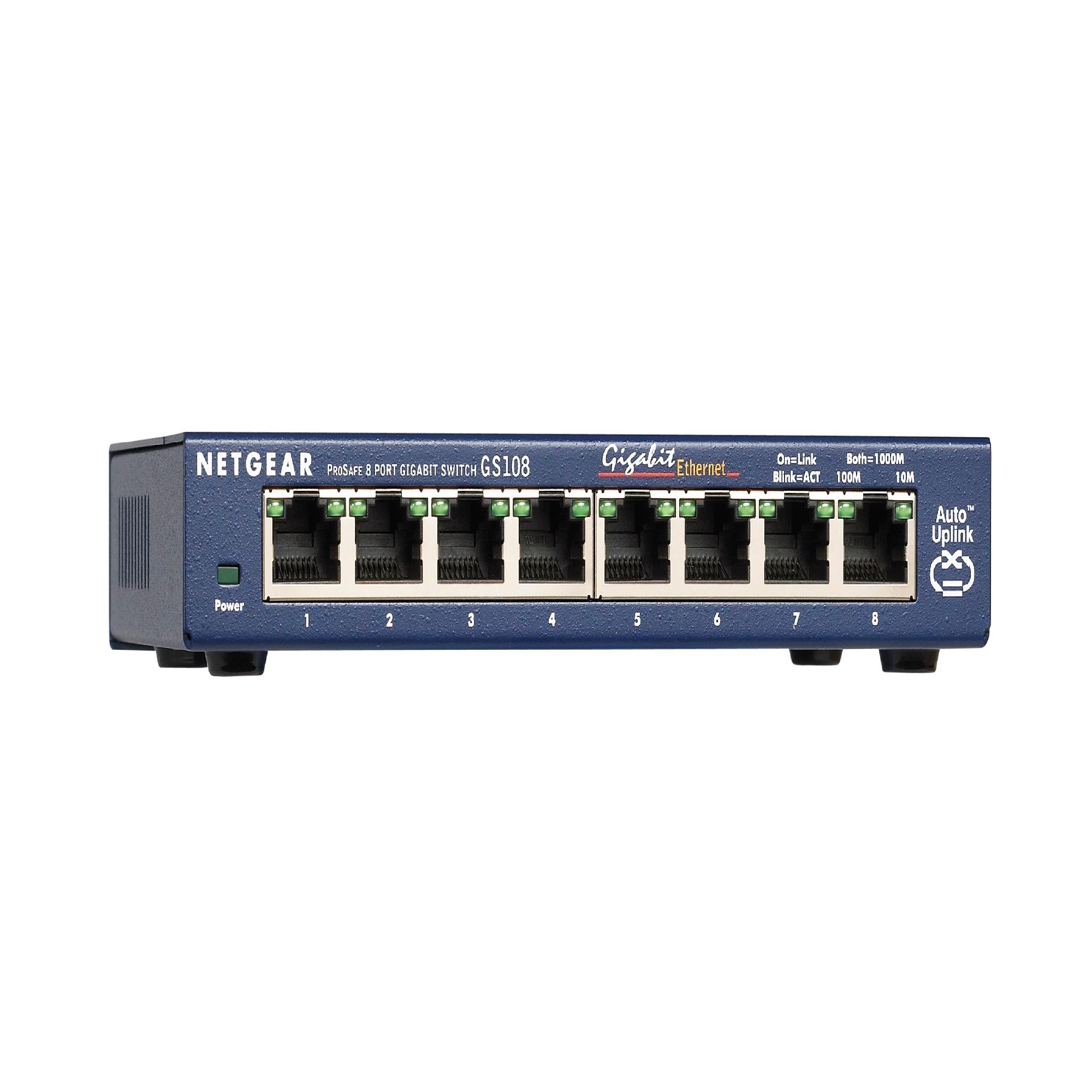 Foto 2 pulgar | Conmutador Netgear De 8 Puertos Gigabit Ethernet - Venta Internacional
