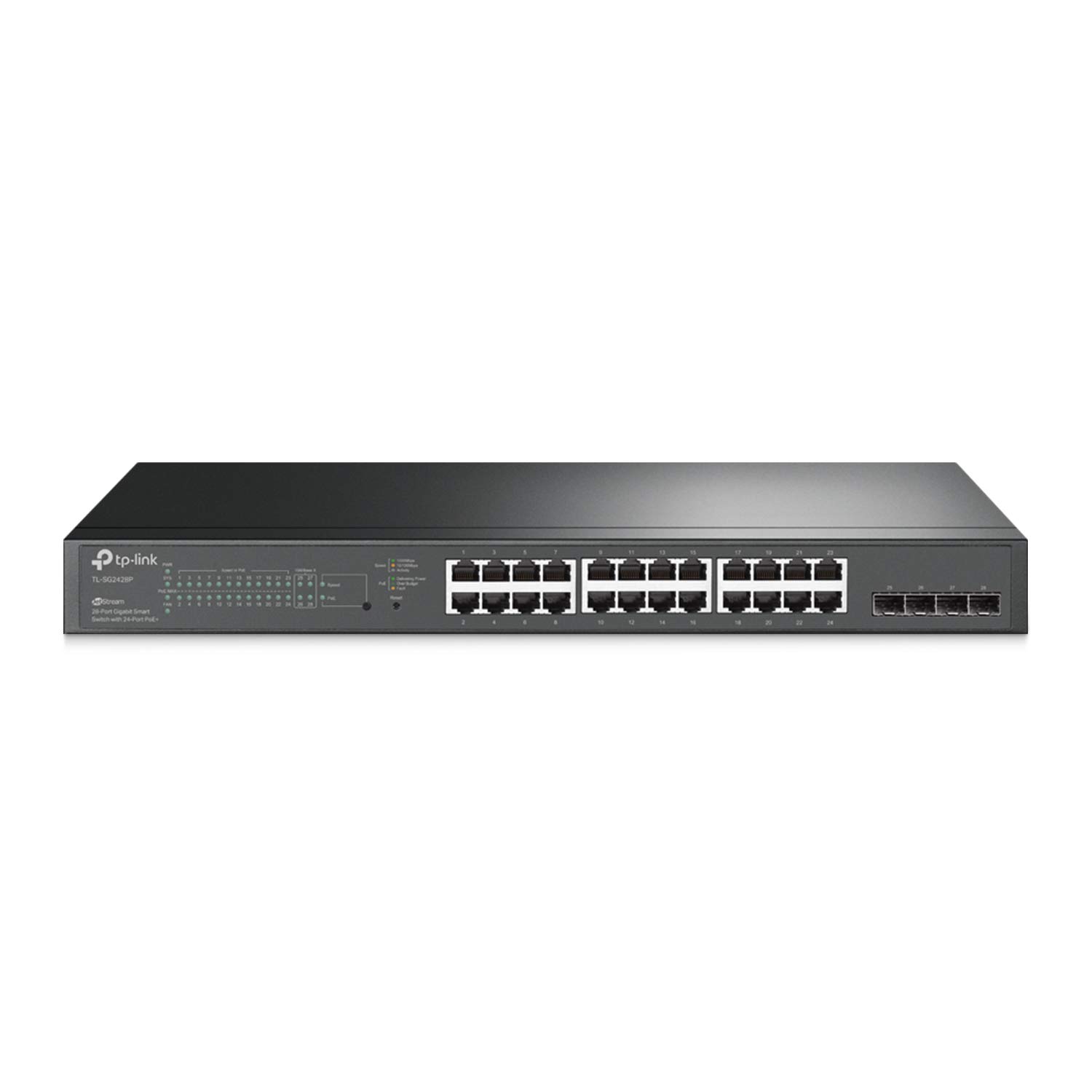 Conmutador Tp-link Tl-sg2428p Jetstream De 24 Puertos Gigabit Poe+ - Venta Internacional.