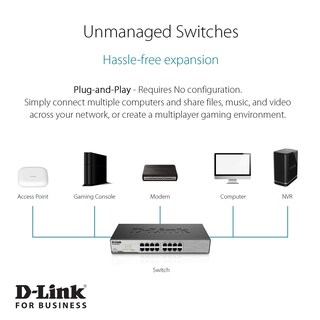 Foto 3 | Conmutador Ethernet D-link Dgs-1024c De 24 Puertos Gigabit No Administrado - Venta Internacional