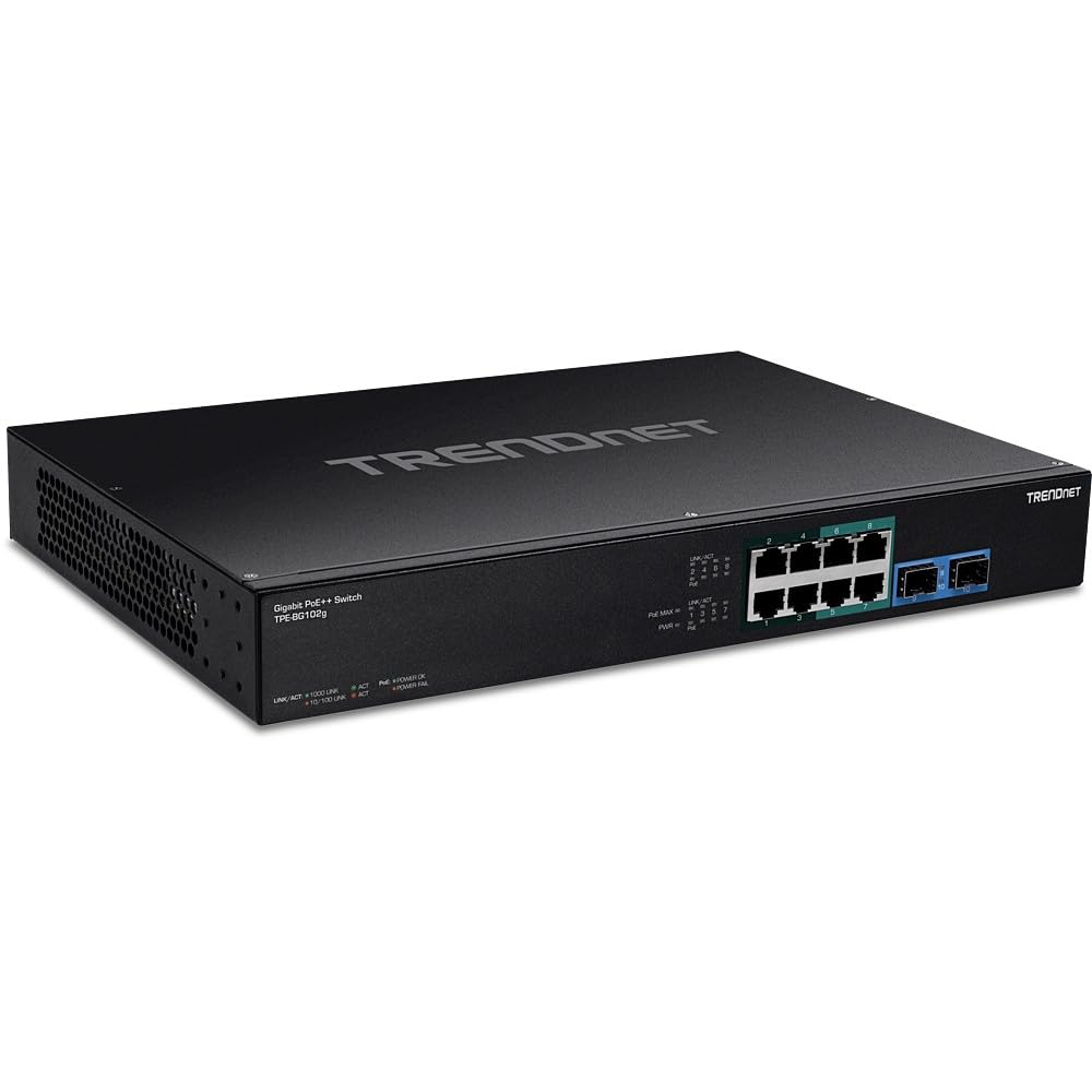 Foto 2 pulgar | Conmutador Trendnet Tpe-bg102g Poe++ Gigabit De 10 Puertos Y 240 W - Venta Internacional