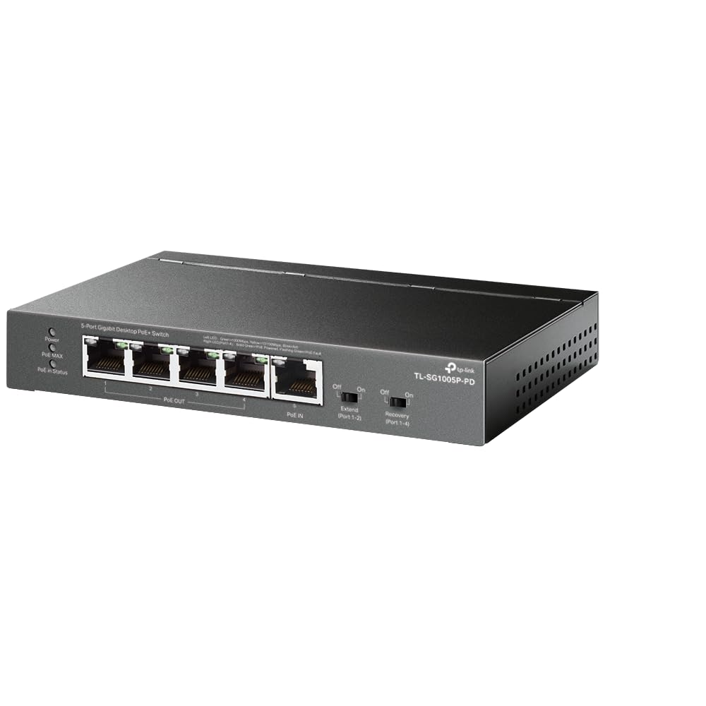 Foto 2 | Conmutador Ethernet Tp-link Tl-sg1005p-pd Poe Gigabit De 5 Puertos - Venta Internacional.