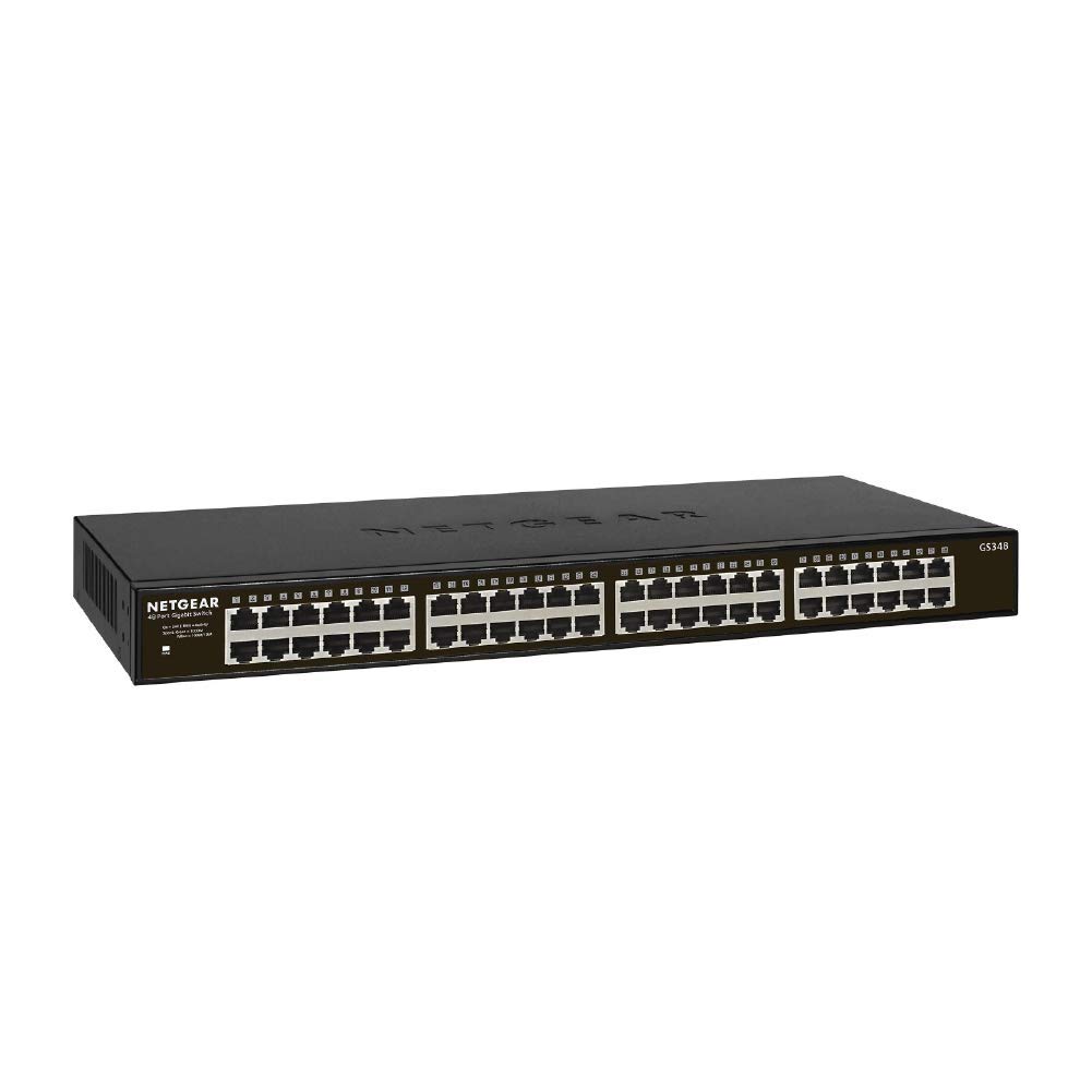 Conmutador Netgear Gs348 Gigabit Ethernet 48 Puertos No Gestionado - Venta Internacional