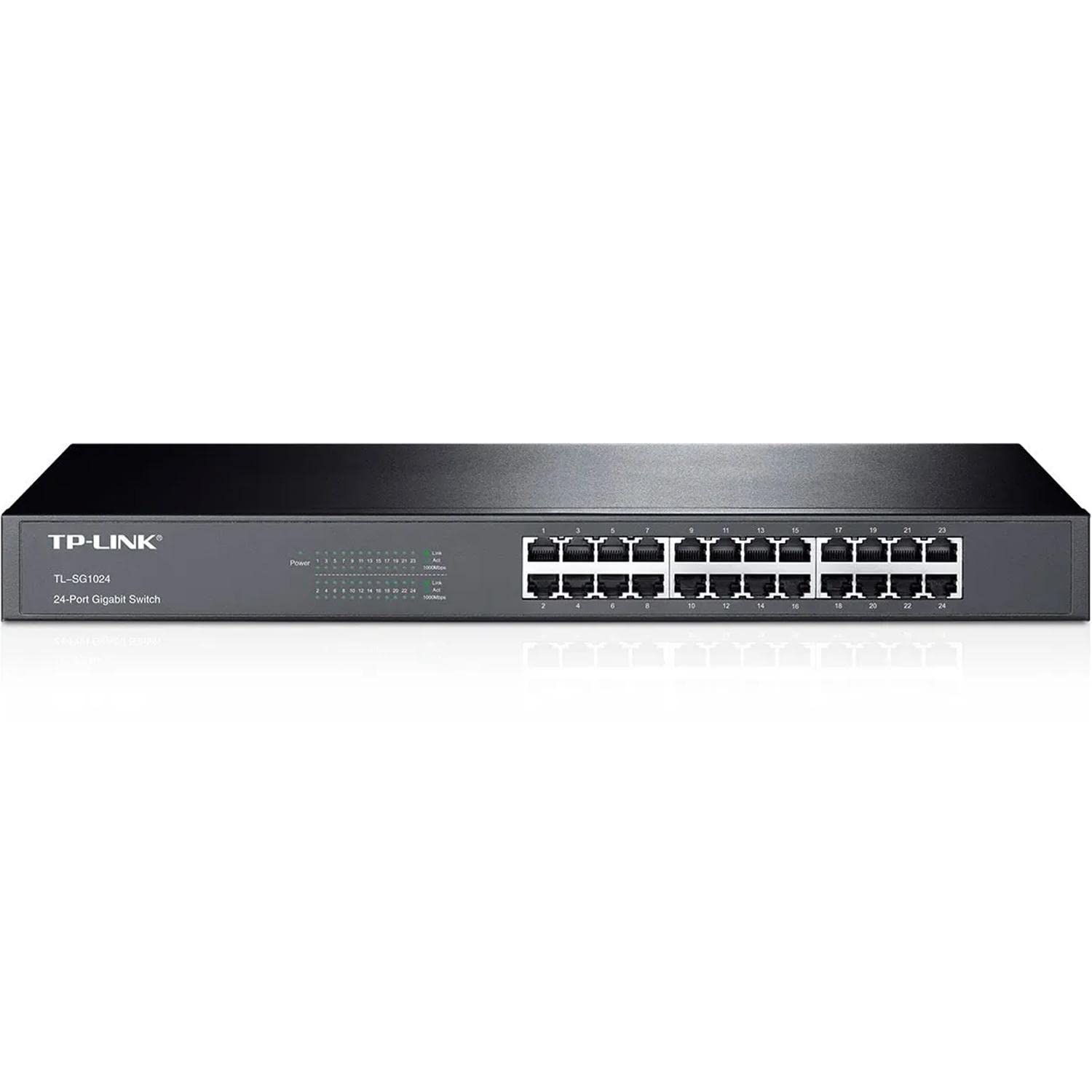 Foto 2 pulgar | Conmutador Ethernet Tp-link Tl-sg1024 De 24 Puertos Gigabit Negro - Venta Internacional.