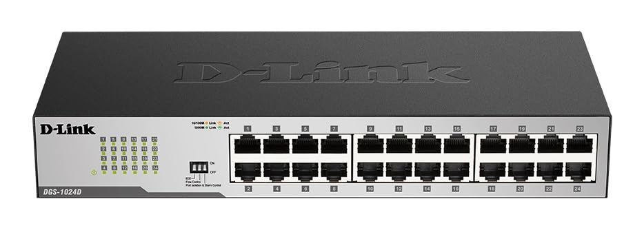 Foto 3 pulgar | Conmutador Ethernet D-link Dgs-1024d De 24 Puertos Gigabit No Administrado - Venta Internacional