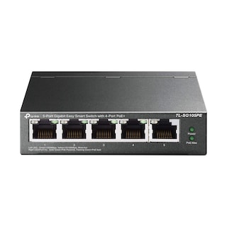 Foto 1 | Conmutador Ethernet Tp-link Tl-sg105pe De 4 Puertos Poe+ De 65 W Easy Smart - Venta Internacional.