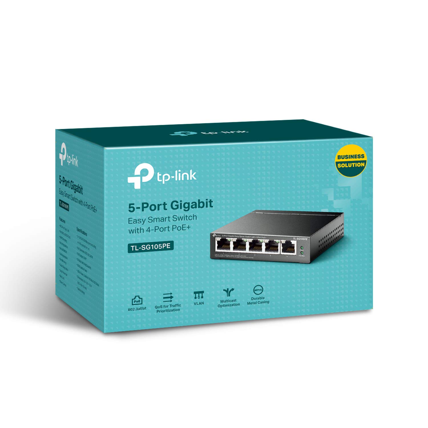 Foto 6 pulgar | Conmutador Ethernet Tp-link Tl-sg105pe De 4 Puertos Poe+ De 65 W Easy Smart - Venta Internacional.
