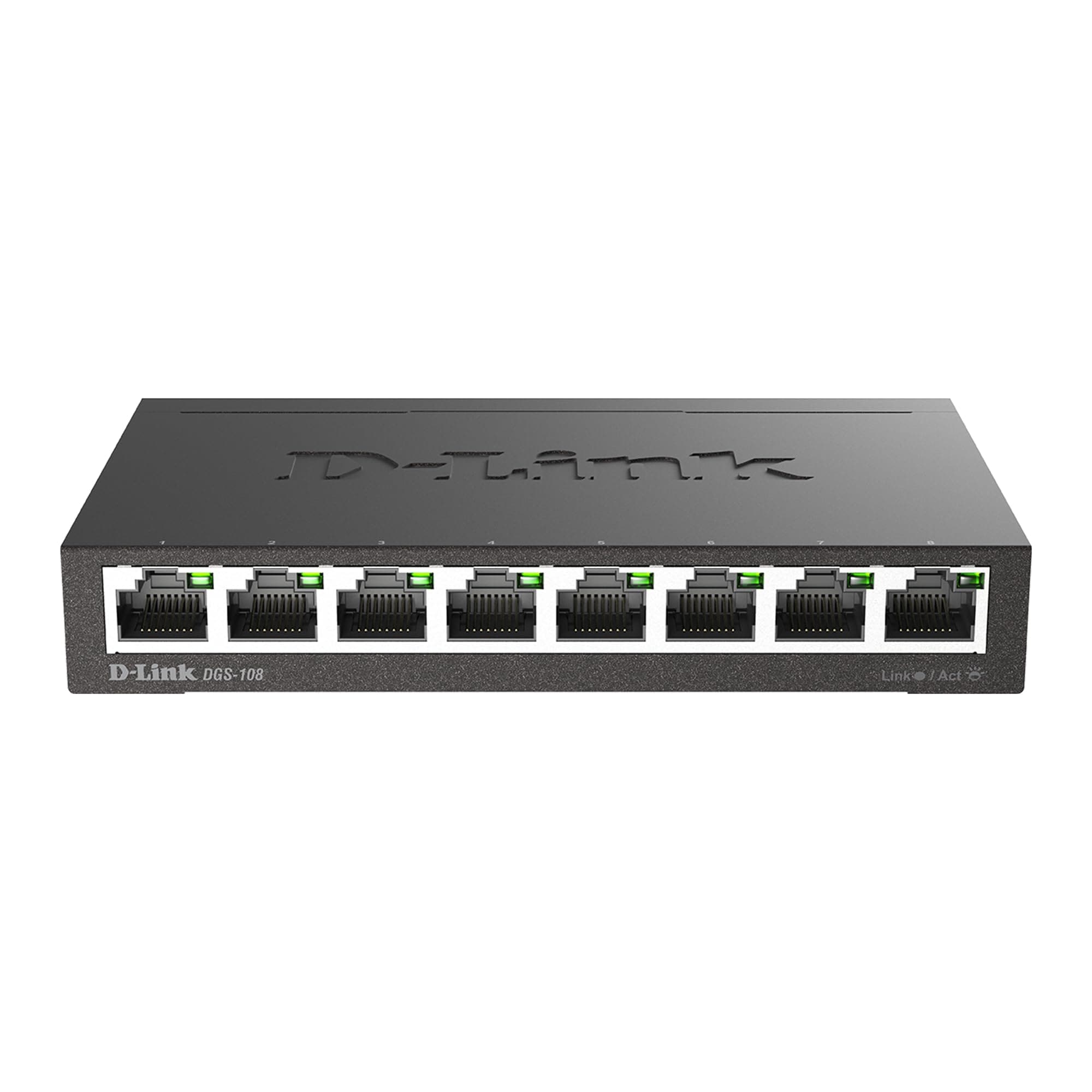 Conmutador Ethernet D-link Dgs-108 De 8 Puertos Gigabit No Administrado - Venta Internacional $769