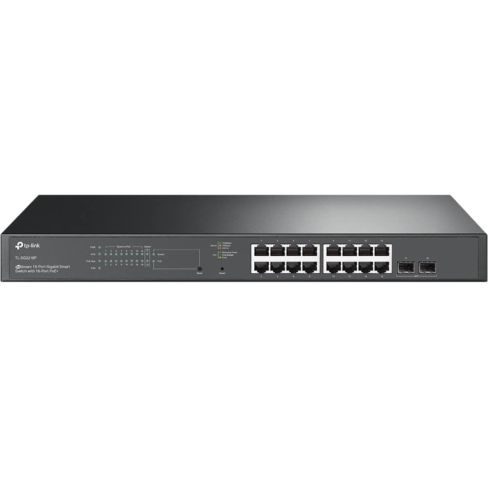 Conmutador Poe Tp-link Tl-sg2218p 16 Puertos Gigabit - Venta Internacional