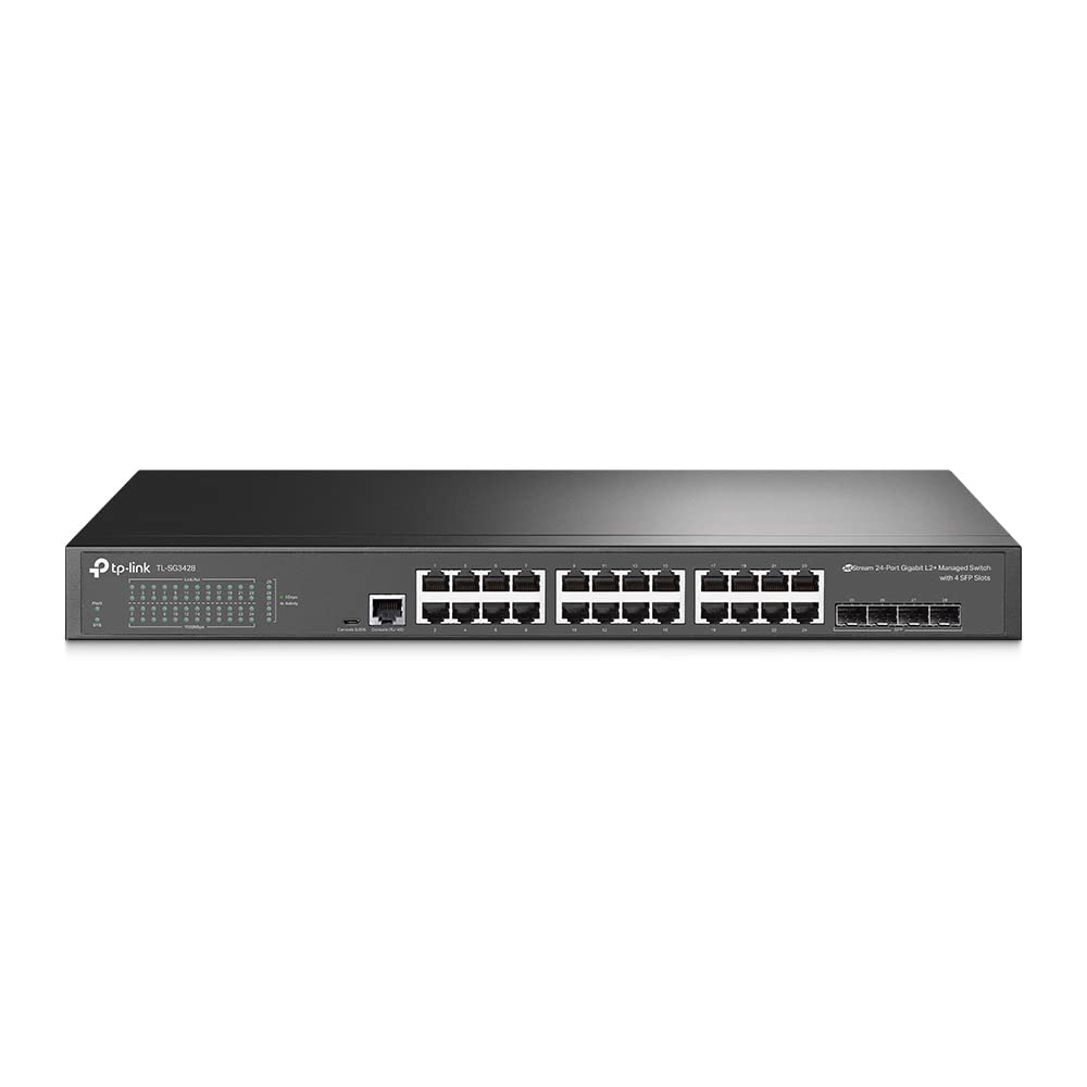 Conmutador Gigabit Tp-link Tl-sg3428 de 24 Puertos y 4 Ranuras Sfp Ipv6 - Venta Internacional