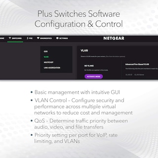 Foto 3 | Conmutador Netgear de 5 Puertos Poe Gigabit Ethernet Plus Gs305ep - Venta Internacional