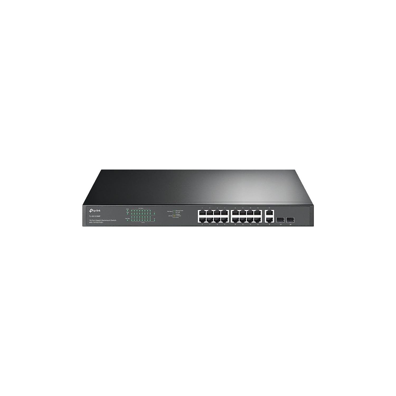 Conmutador Poe Tp-link Tl-sg1218mp 16 Puertos Gigabit 16 Poe+ 250 W - Venta Internacional