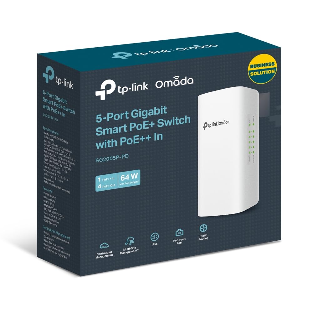 Foto 7 pulgar | Conmutador Ethernet Gigabit Poe para Exteriores Tp-link - Venta Internacional