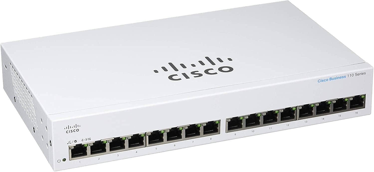 Foto 2 pulgar | Switch Cisco Business Cbs110-16t No Administrado De 16 Puertos Ge - Venta Internacional.