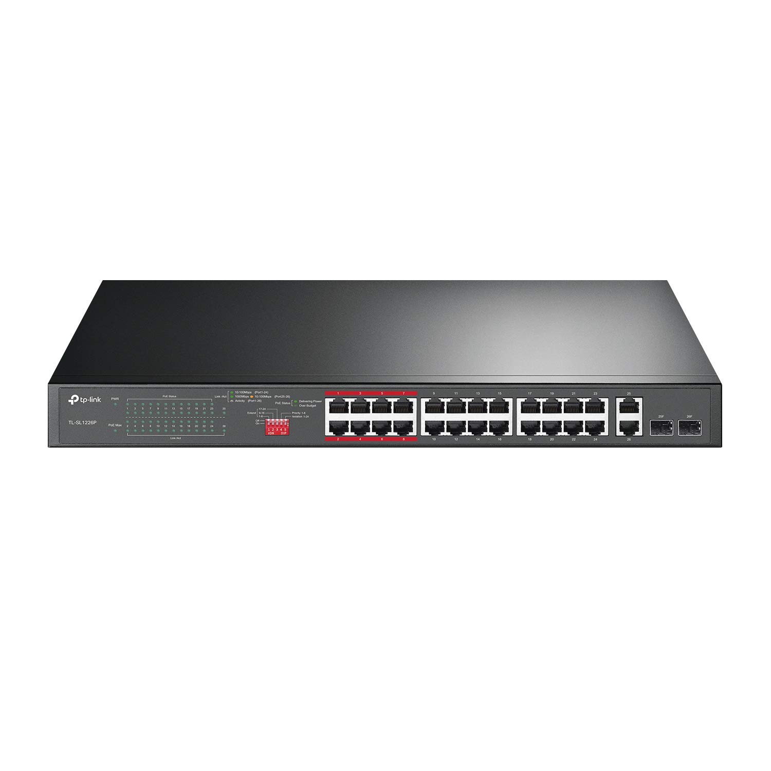 Foto 1 | Conmutador Ethernet Poe Tp-link de 24 Puertos 10 100 Mbps - Venta Internacional