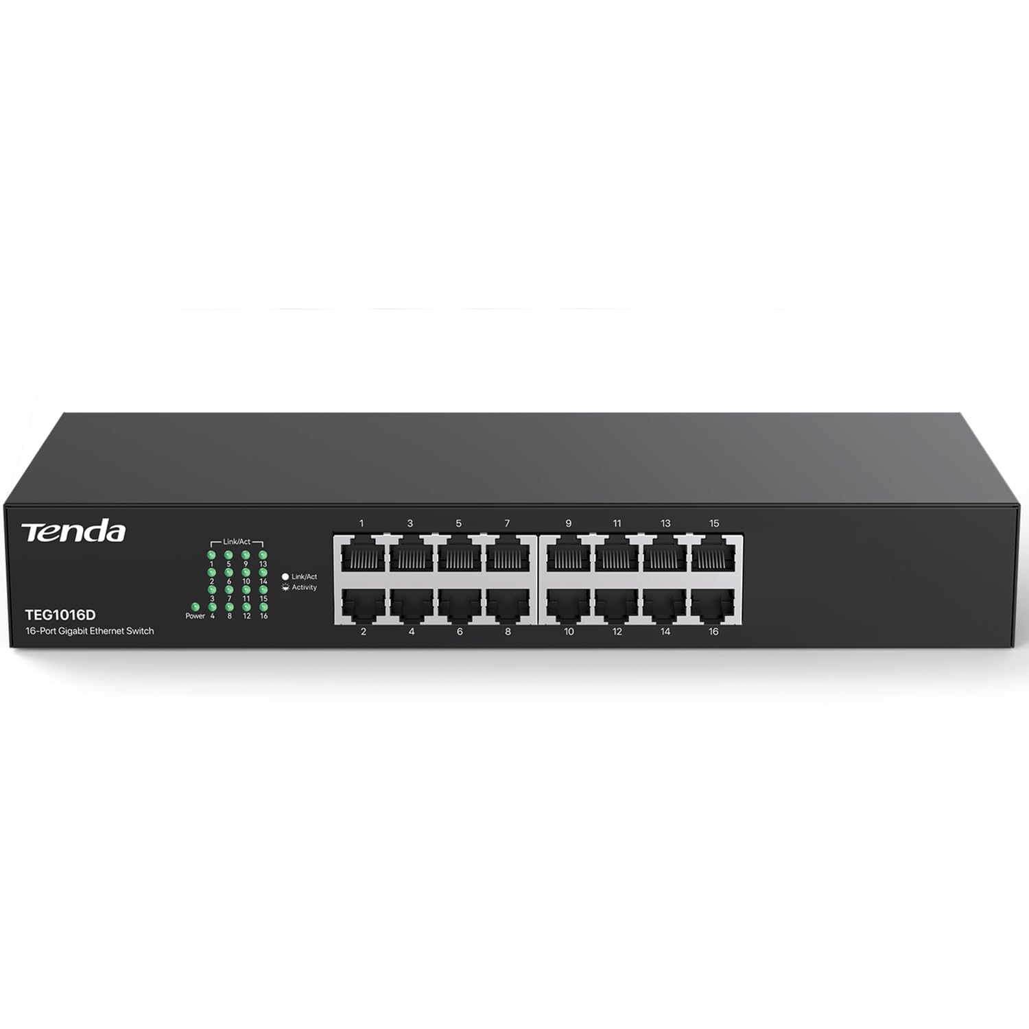 Foto 2 pulgar | Conmutador Gigabit Tenda Teg1016d Ethernet De 16 Puertos Para Montaje En Rack - Venta Internacional.