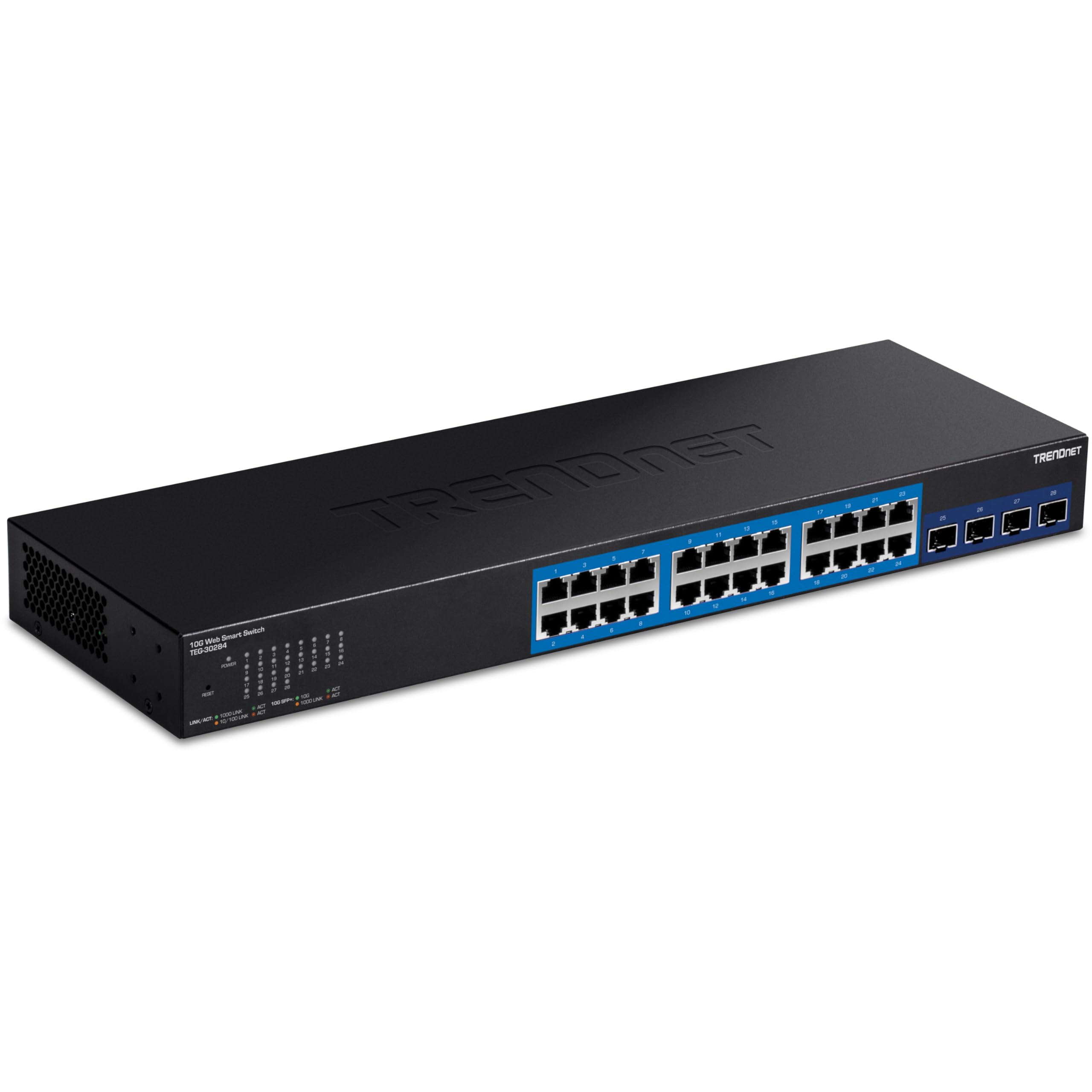 Foto 2 pulgar | Conmutador de Red Ethernet Trendnet Teg-30284 de 28 Puertos Negro - Venta Internacional