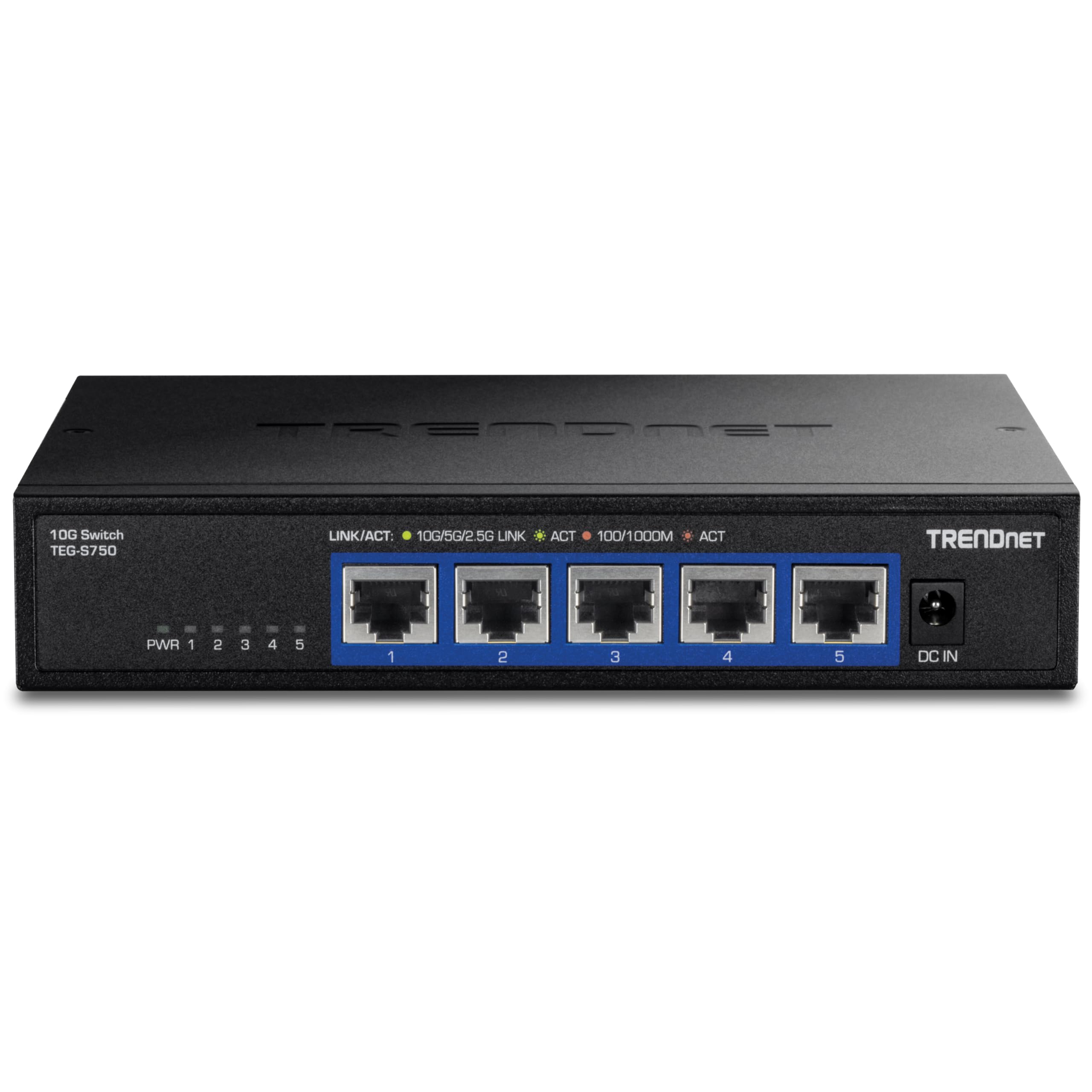 Foto 7 pulgar | Conmutador Trendnet Teg-s750 de 5 Puertos 10g Rj-45 100 Gbps Negro - Venta Internacional