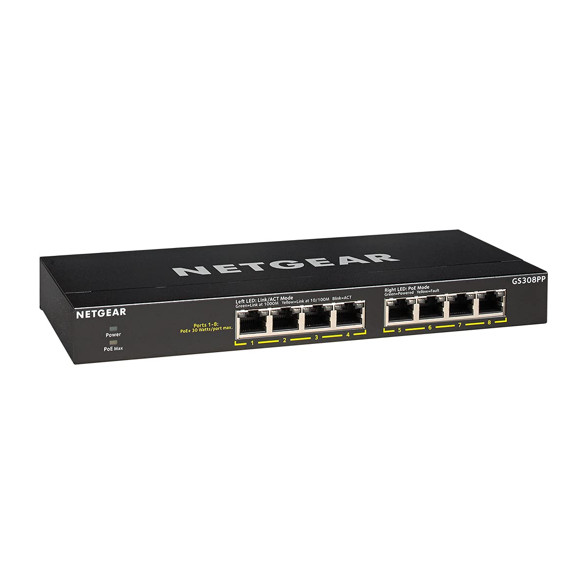 Foto 2 pulgar | Conmutador Netgear 8 Puertos Gigabit Ethernet Poe+ No Gestionado Gs308pp - Venta Internacional
