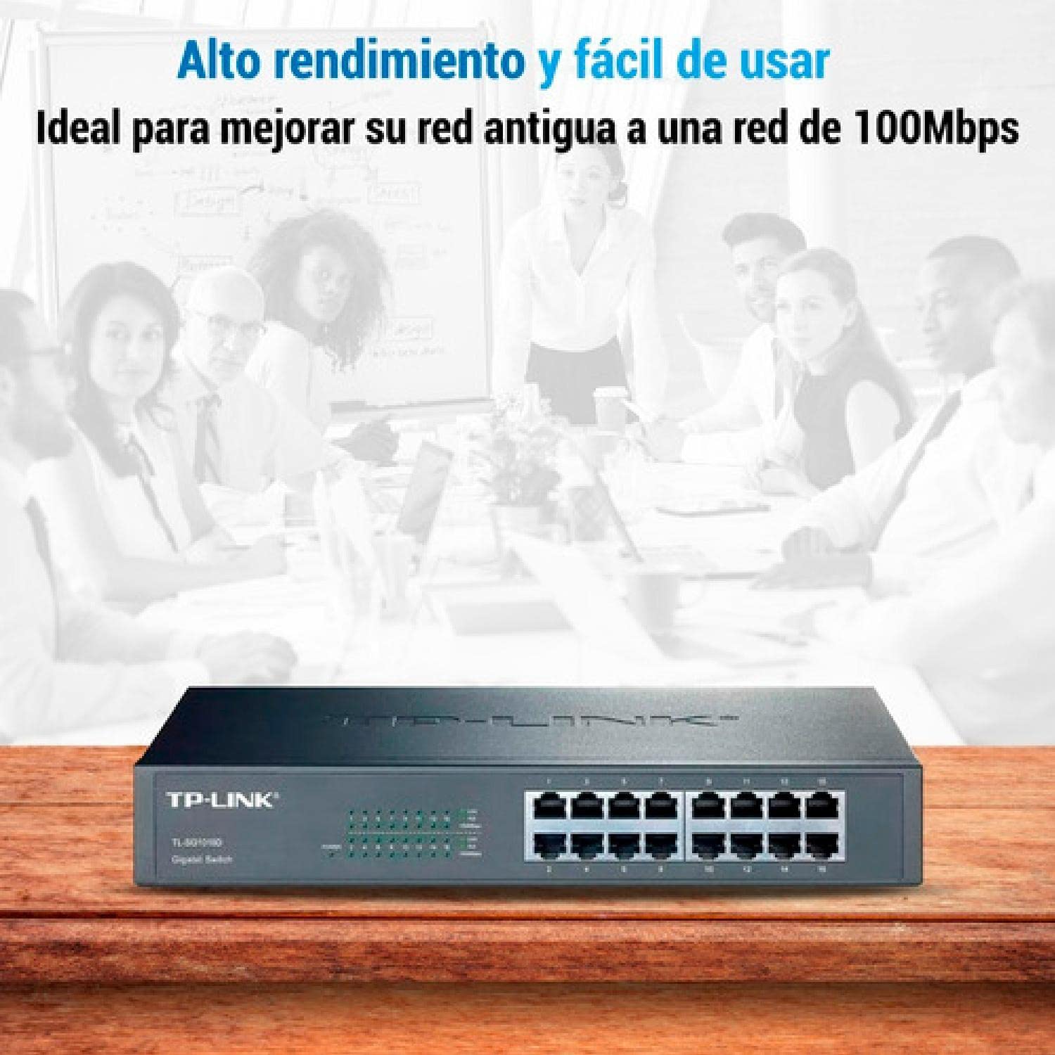 Foto 4 pulgar | Conmutador Ethernet Tp-link Tl-sf1016ds De 16 Puertos 10/100 Mbps - Venta Internacional.