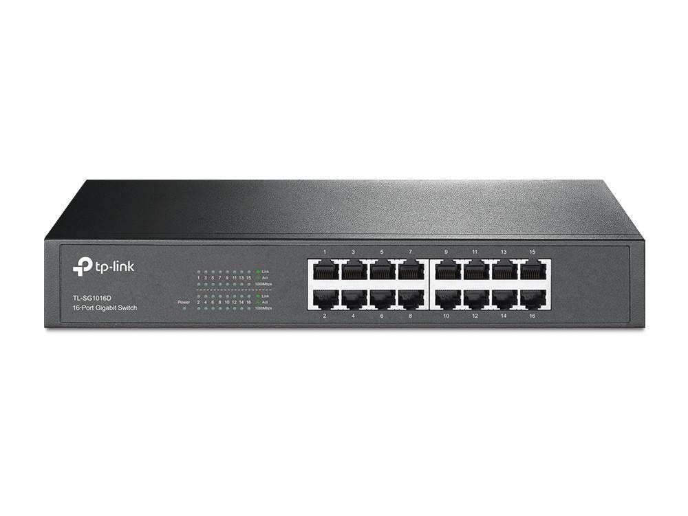 Foto 2 pulgar | Conmutador Ethernet Tp-link Tl-sg1016d De 16 Puertos Gigabit Metal - Venta Internacional.