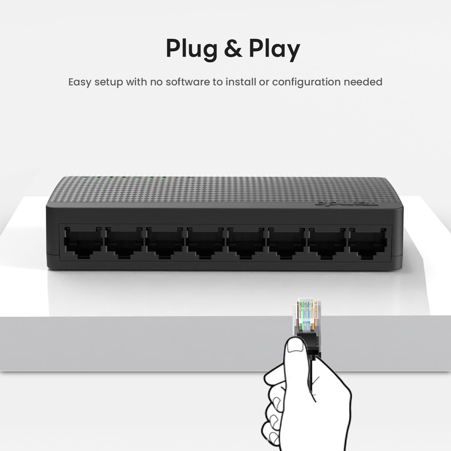Foto 6 pulgar | Conmutador Ethernet Tenda Sg108 8 Puertos Gigabit No Administrado - Venta Internacional