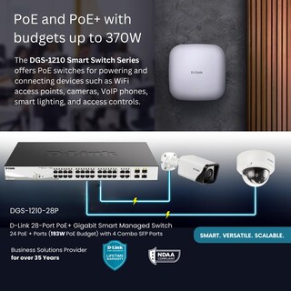 Foto 5 | Conmutador D-link De 28 Puertos Gigabit Smart Managed Poe+ Dgs-1210-28p - Venta Internacional.