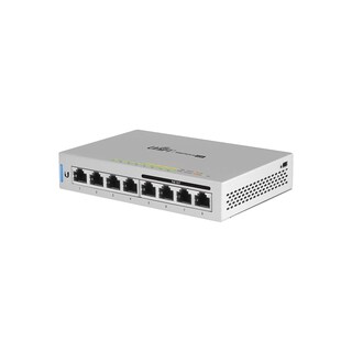 Foto 3 | Conmutador Ubiquiti Unifi 8 De 60 W (us-8-60 W) De 8 Puertos Gigabit Poe - Venta Internacional.