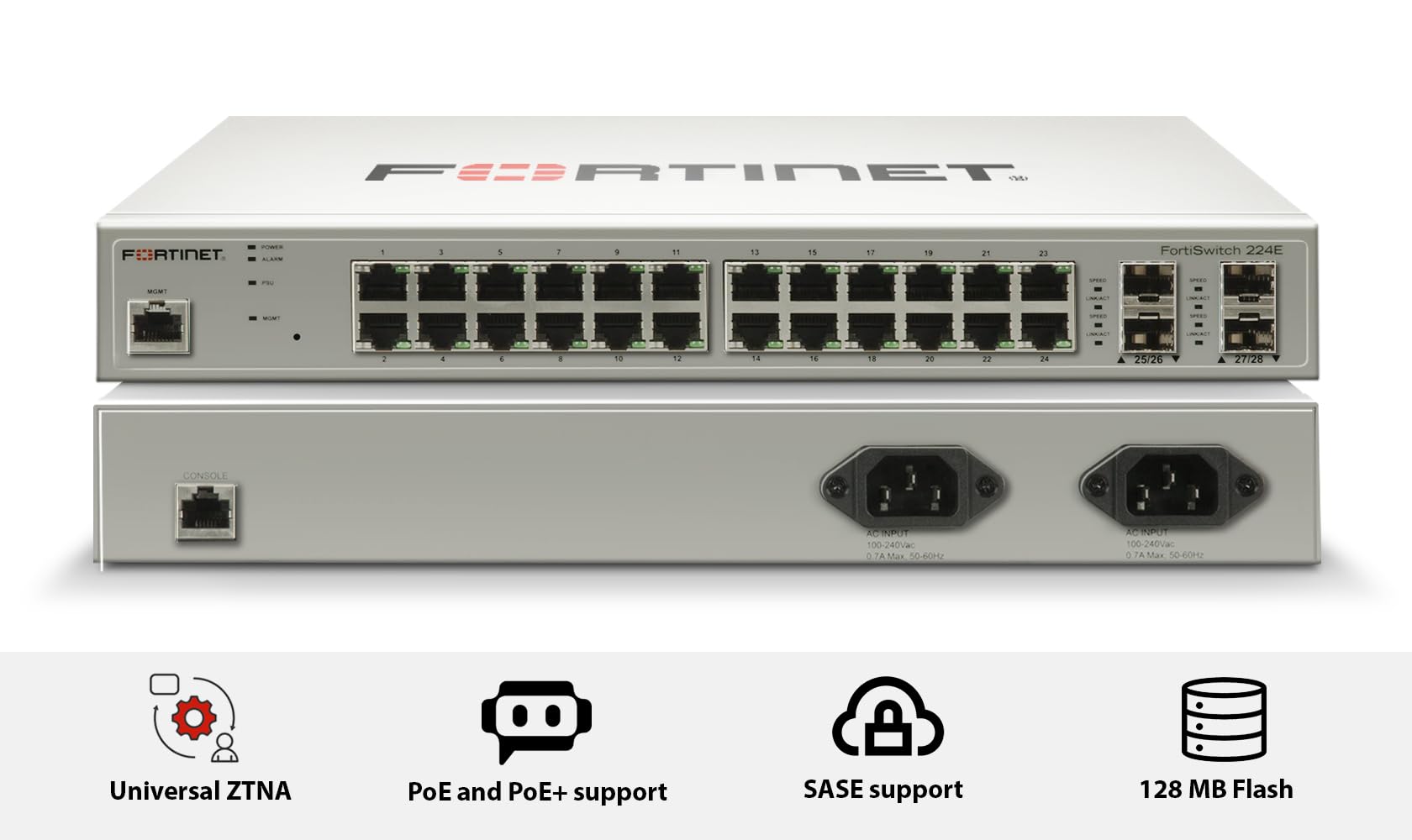 Foto 5 pulgar | Conmutador Fortinet Fortiswitch 224e De Nivel 2/3 (fs-224e) - Venta Internacional