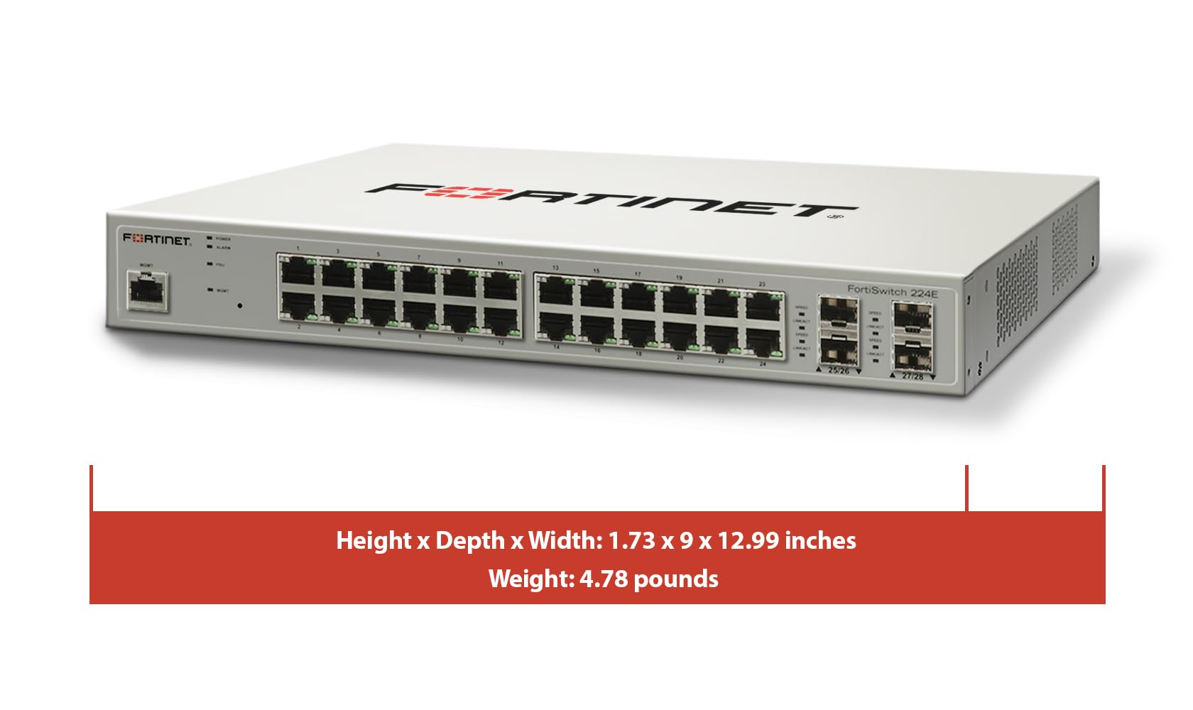 Foto 6 pulgar | Conmutador Fortinet Fortiswitch 224e De Nivel 2/3 (fs-224e) - Venta Internacional