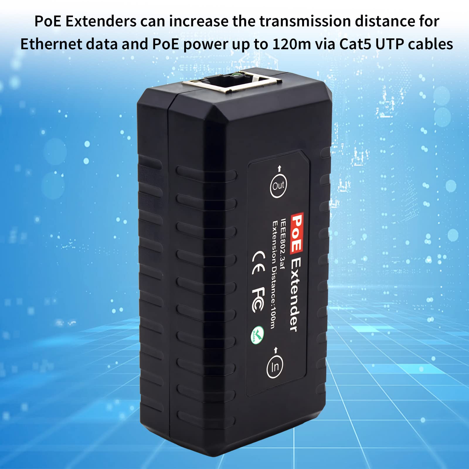 Foto 5 | Extensor Poe Repetidor Ethernet Centropower 1 Puerto 10/100mbps - Venta Internacional.