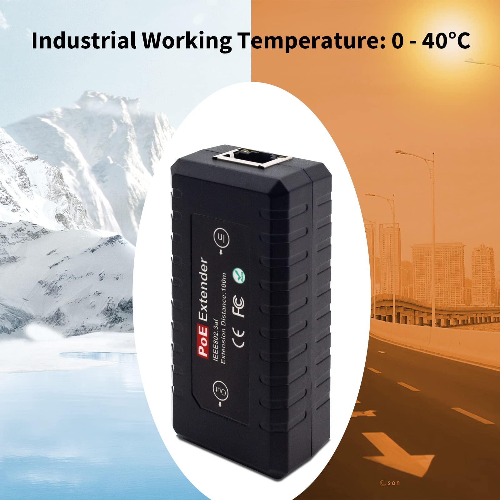 Foto 7 pulgar | Extensor Poe Repetidor Ethernet Centropower 1 Puerto 10/100mbps - Venta Internacional.
