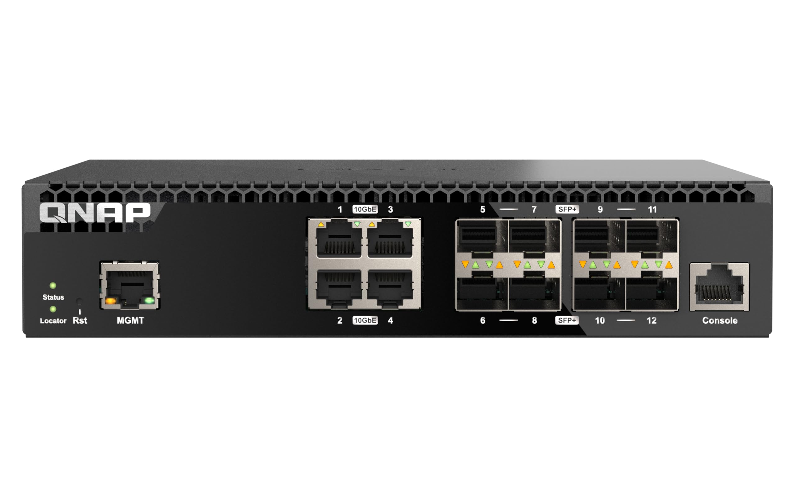 Conmutador De Red Qnap Qsw-m3212r-8s4t-us De 12 Puertos Y 10 Gbe - Venta Internacional.