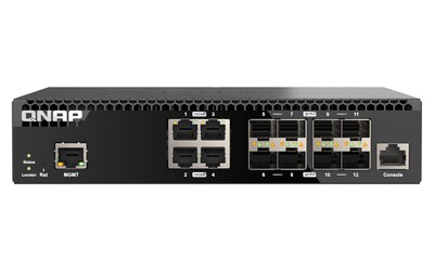 Foto 1 | Conmutador De Red Qnap Qsw-m3212r-8s4t-us De 12 Puertos Y 10 Gbe - Venta Internacional.