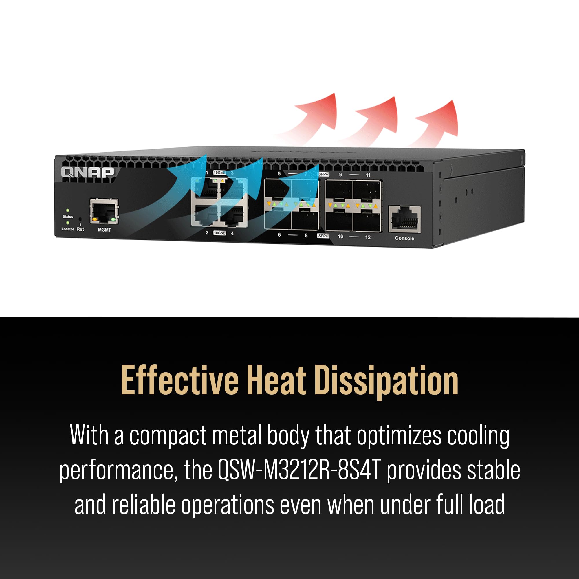 Foto 6 pulgar | Conmutador De Red Qnap Qsw-m3212r-8s4t-us De 12 Puertos Y 10 Gbe - Venta Internacional.