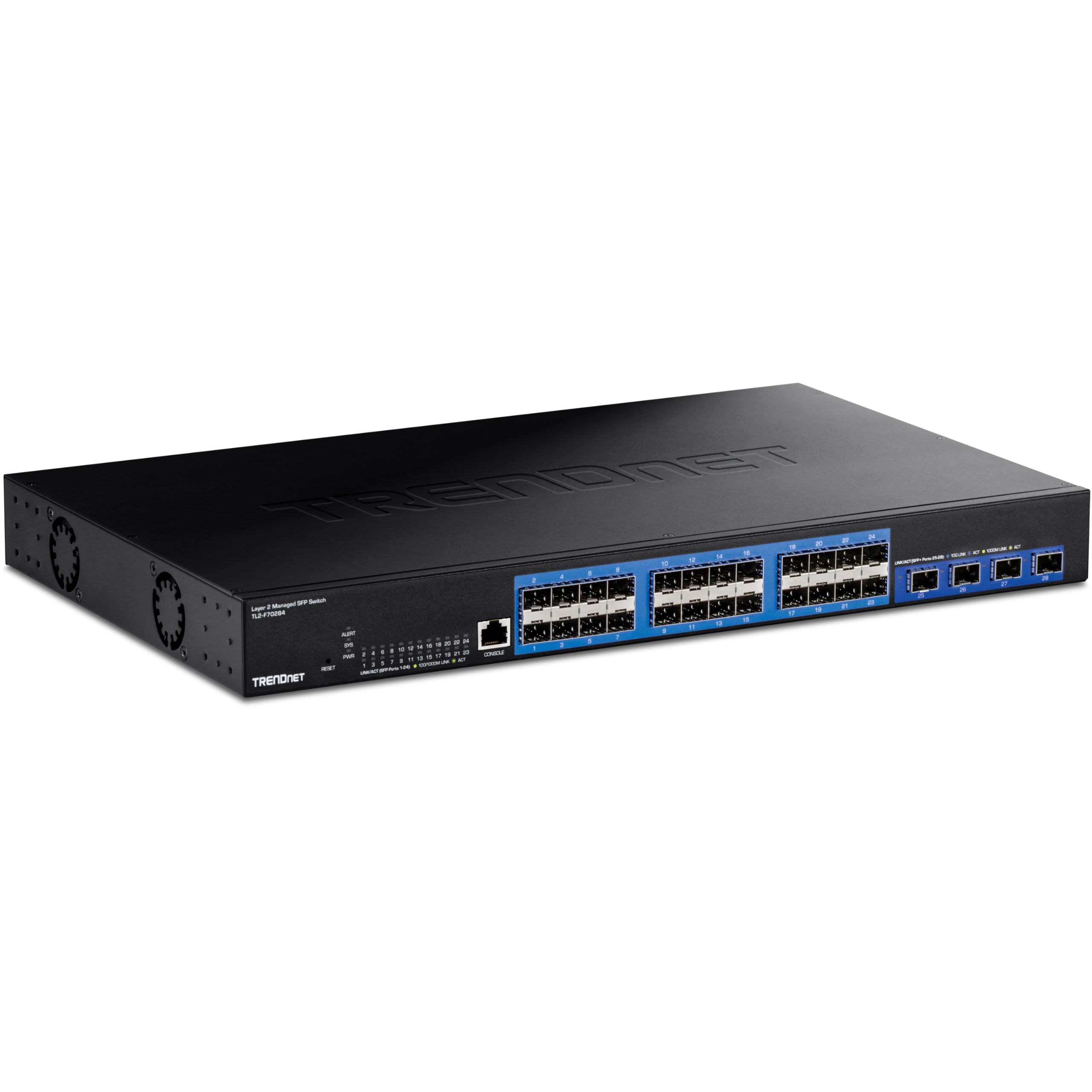 Switch Trendnet Tl2-f70284 Sfp Administrado De Nivel 2 De 28 Puertos - Venta Internacional.
