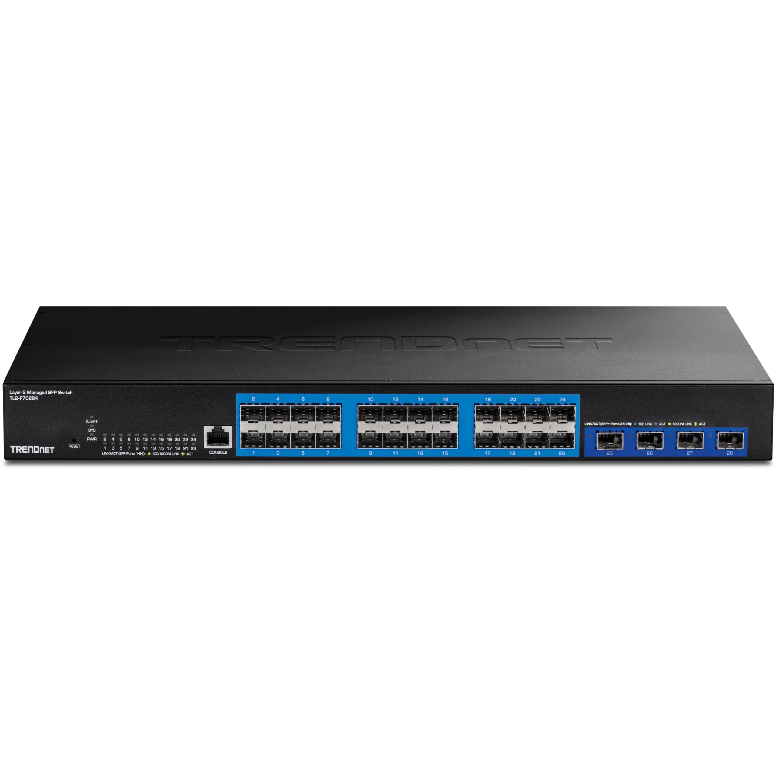 Foto 2 | Switch Trendnet Tl2-f70284 Sfp Administrado De Nivel 2 De 28 Puertos - Venta Internacional.