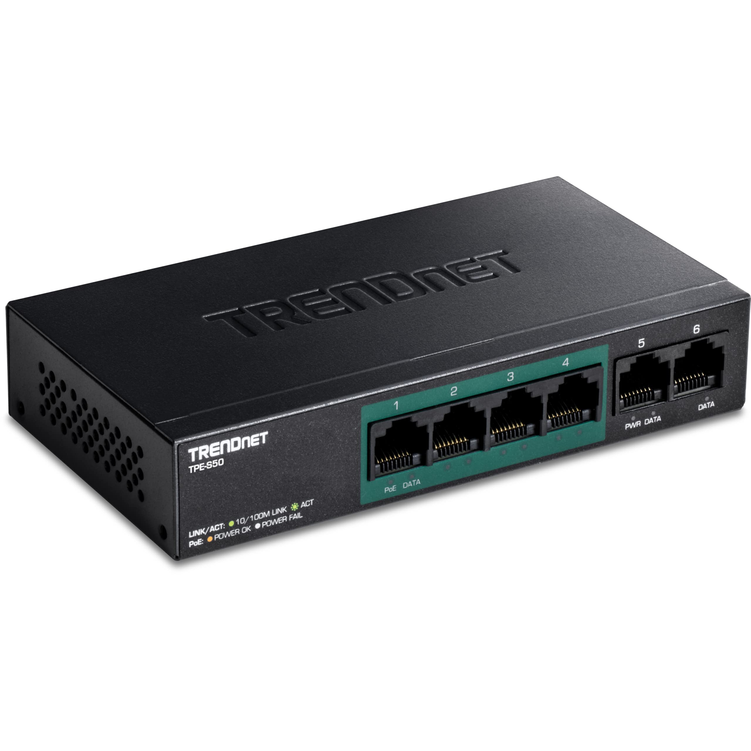 Foto 2 pulgar | Conmutador Ethernet Poe+ Trendnet Tpe-s50 De 6 Puertos Y 1 2 Gbps - Venta Internacional.
