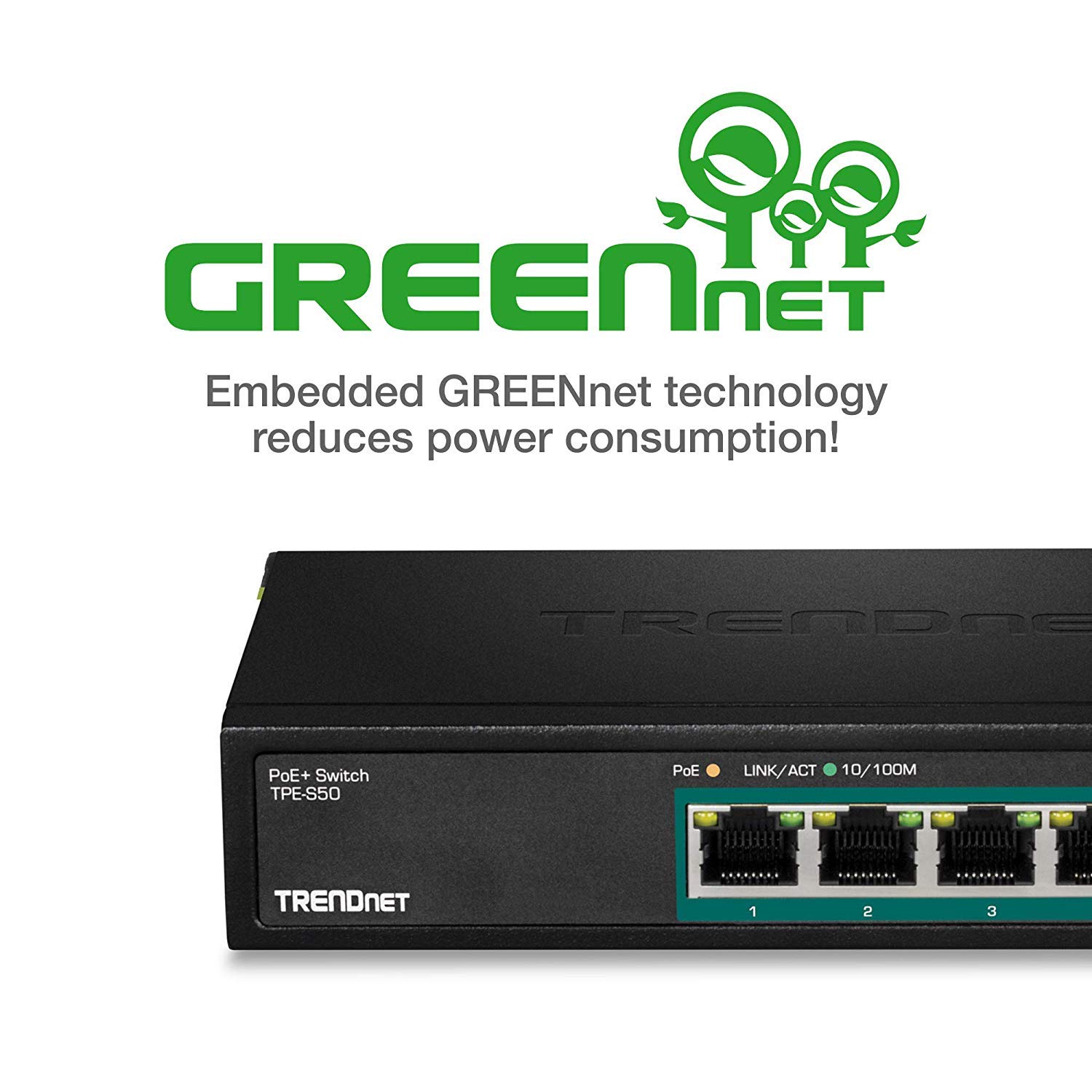 Foto 6 pulgar | Conmutador Ethernet Poe+ Trendnet Tpe-s50 De 6 Puertos Y 1 2 Gbps - Venta Internacional.