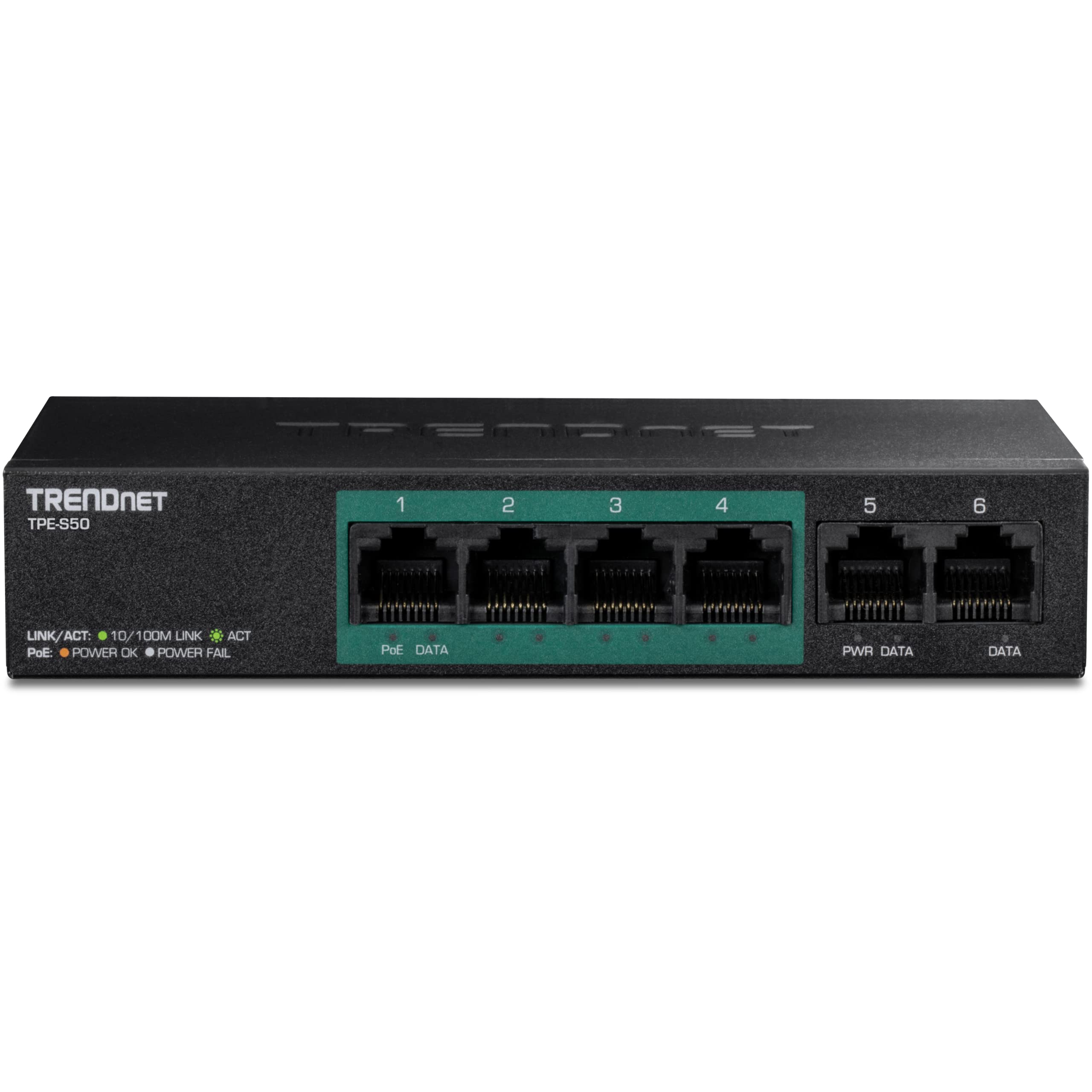 Foto 8 pulgar | Conmutador Ethernet Poe+ Trendnet Tpe-s50 De 6 Puertos Y 1 2 Gbps - Venta Internacional.