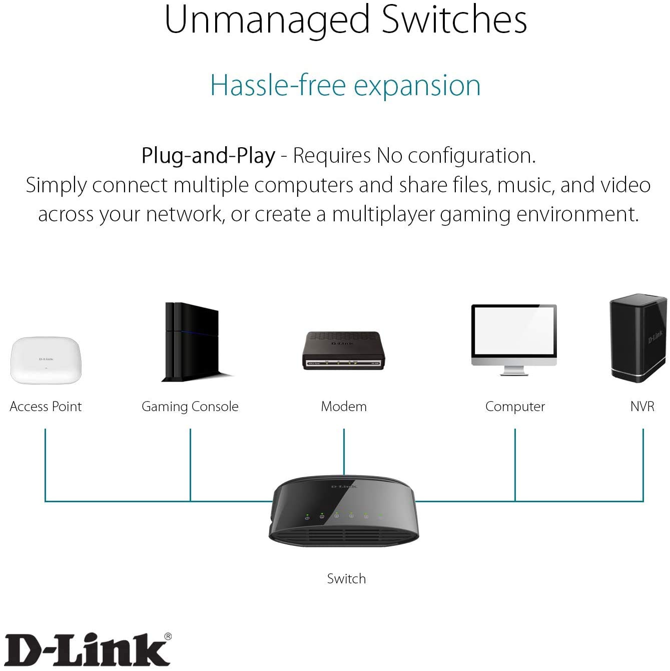 Foto 4 pulgar | Conmutador Ethernet D-link Dgs-1005g De Escritorio Gigabit De 5 Puertos - Venta Internacional.