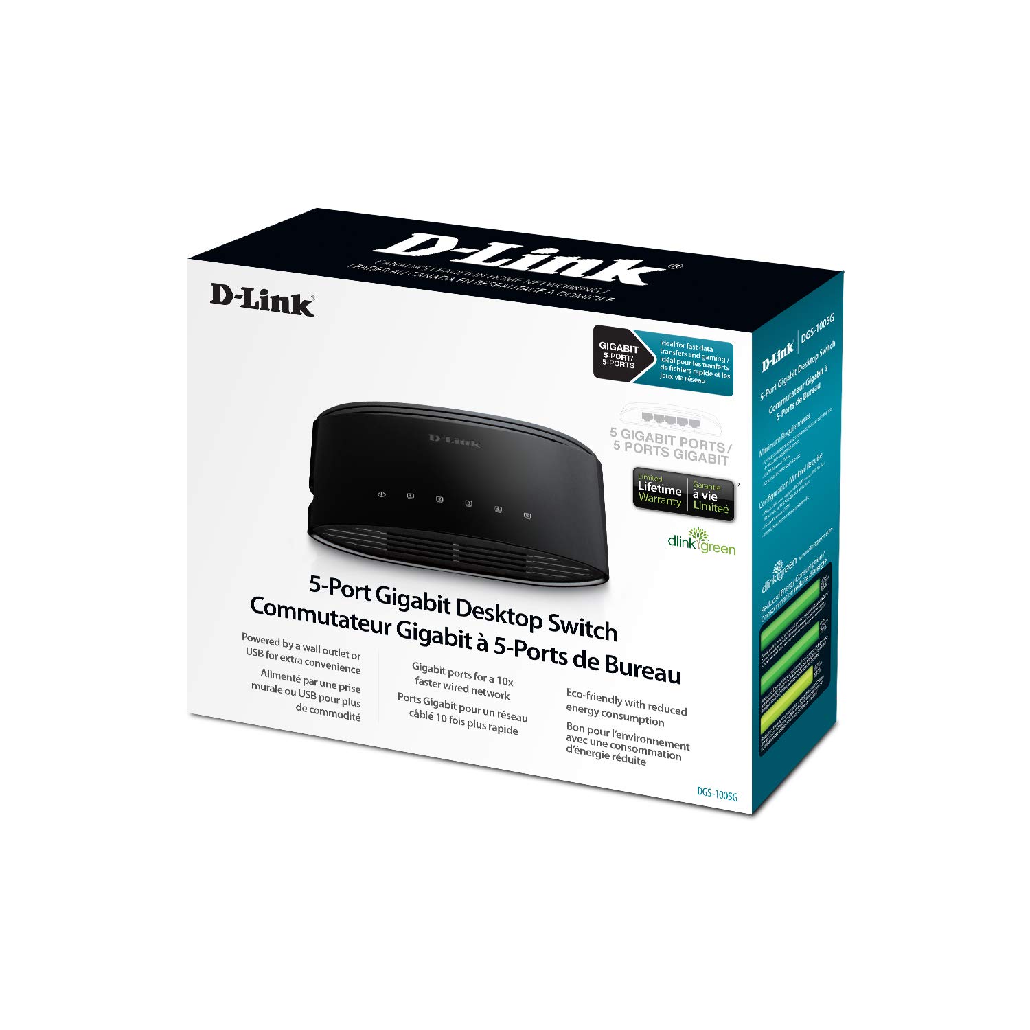Foto 7 pulgar | Conmutador Ethernet D-link Dgs-1005g De Escritorio Gigabit De 5 Puertos - Venta Internacional.