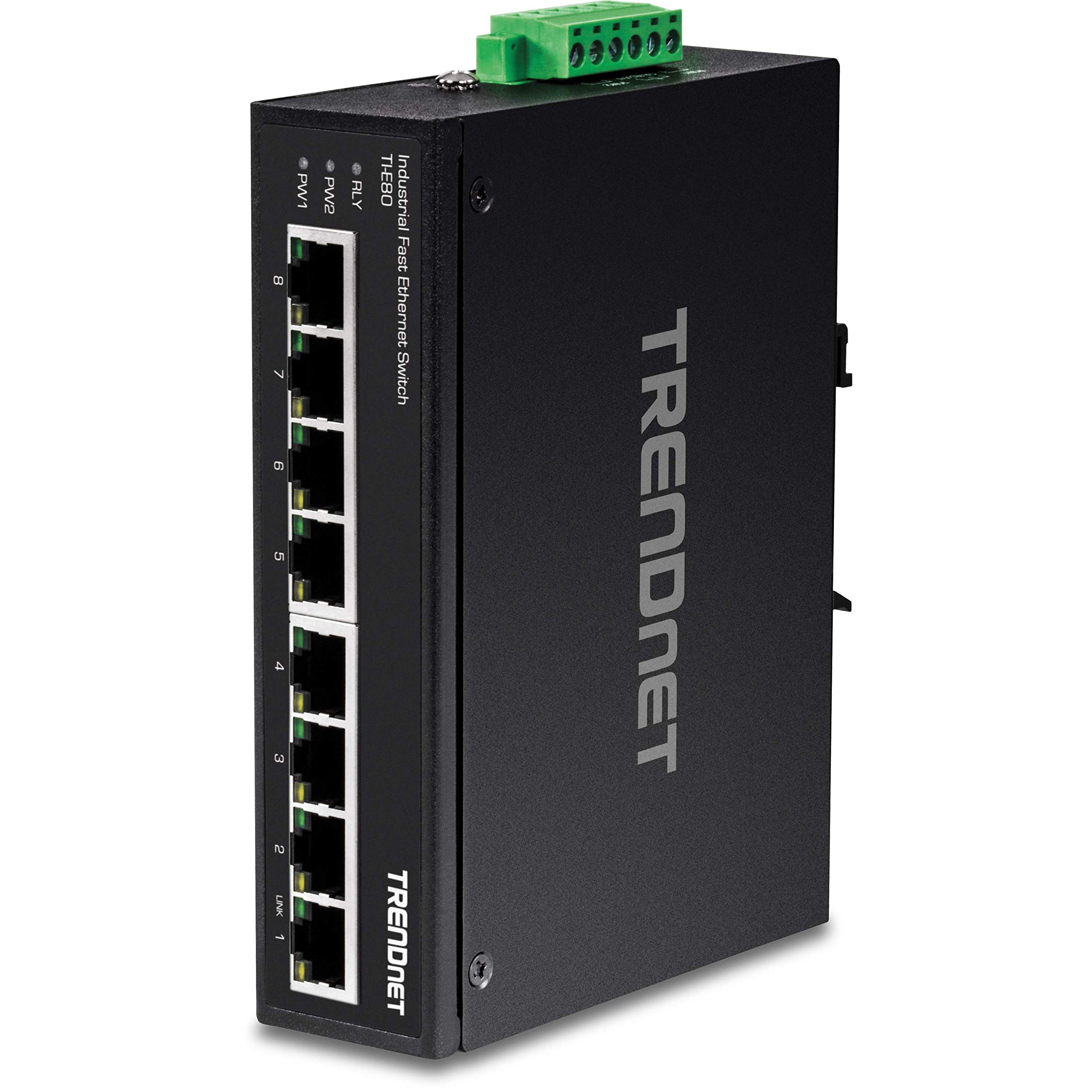 Foto 2 pulgar | Conmutador Industrial De Carril Din Fast Ethernet Trendnet Ti-e80 - Venta Internacional.