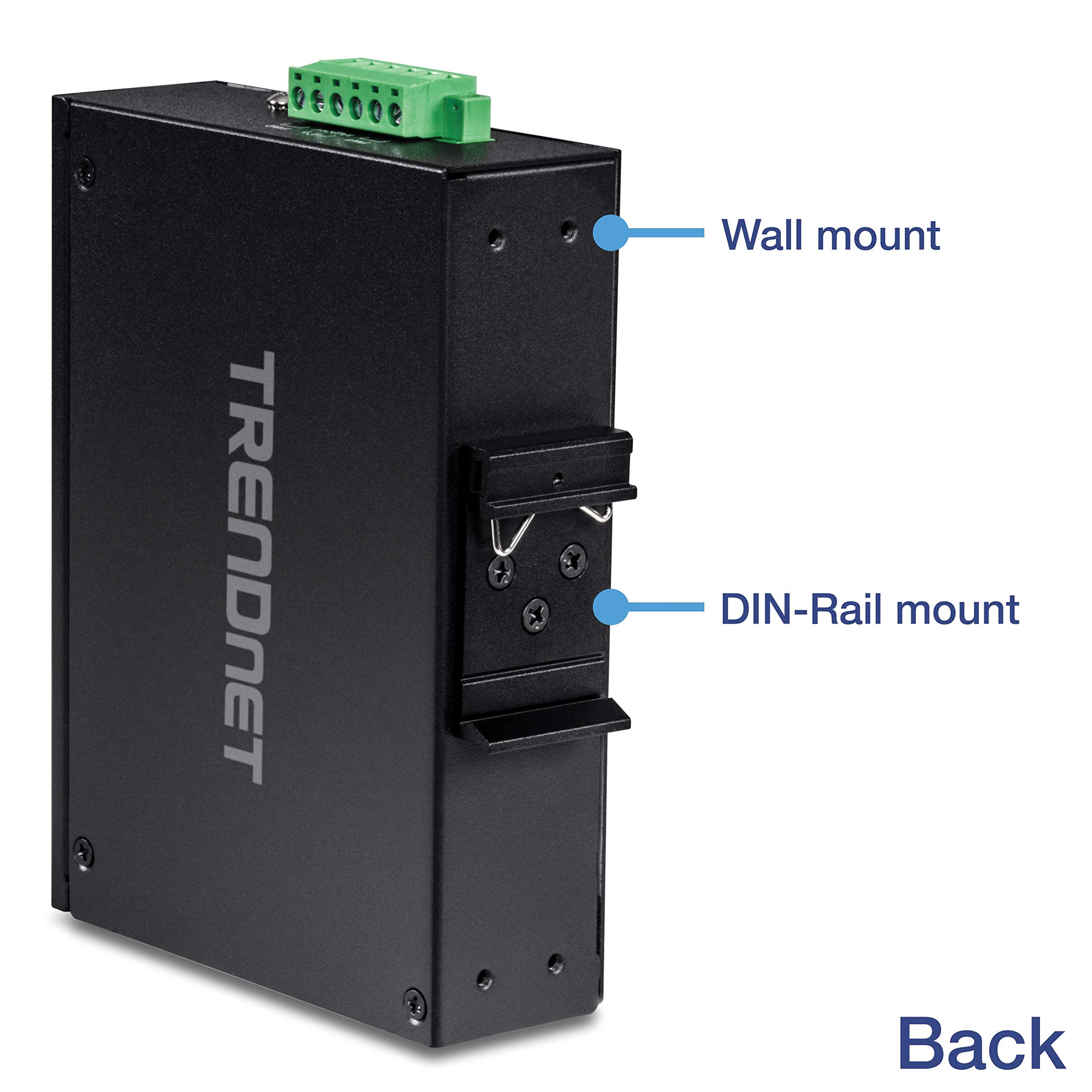 Foto 4 pulgar | Conmutador Industrial De Carril Din Fast Ethernet Trendnet Ti-e80 - Venta Internacional.
