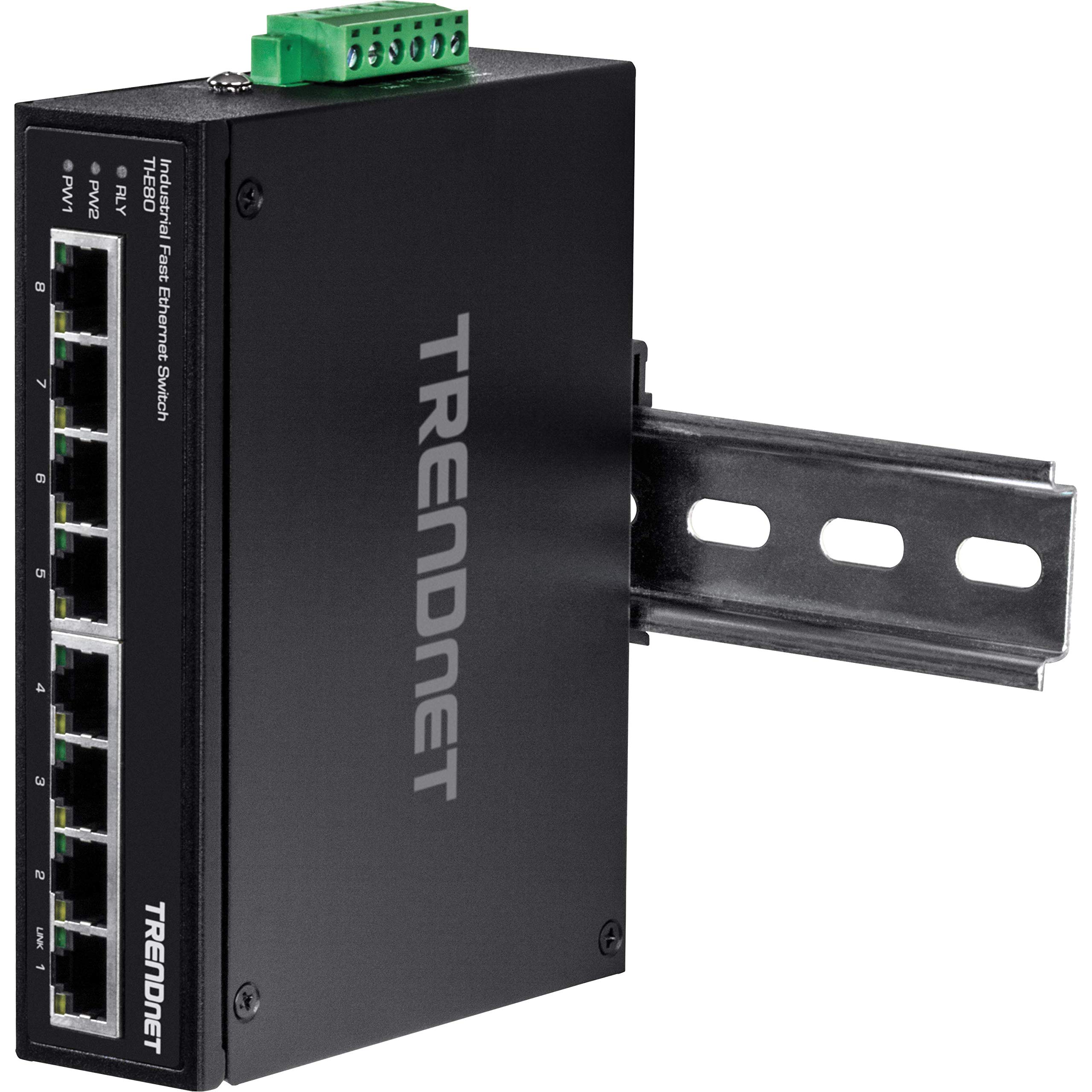 Foto 7 pulgar | Conmutador Industrial De Carril Din Fast Ethernet Trendnet Ti-e80 - Venta Internacional.