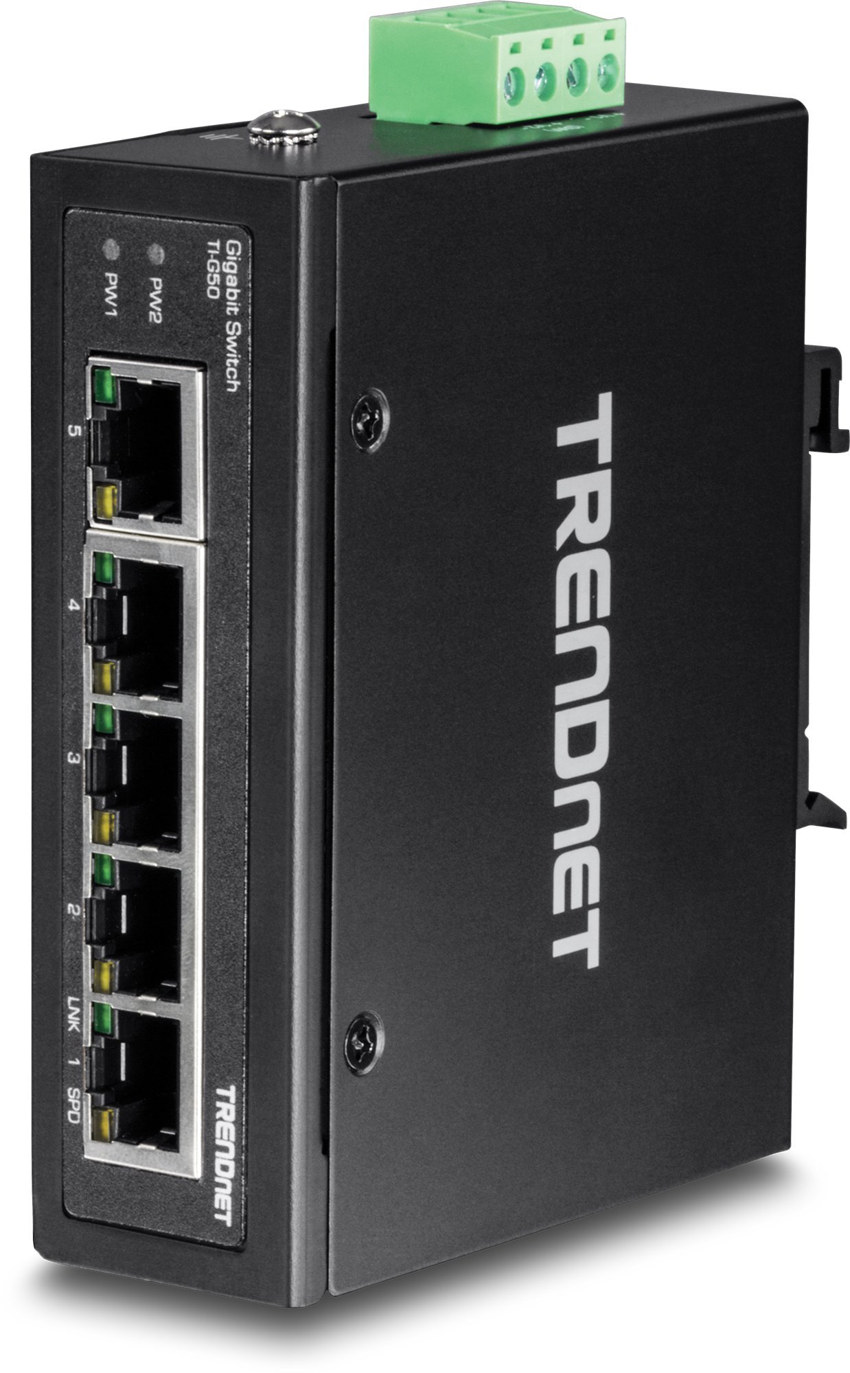 Foto 1 | Conmutador Industrial De Riel Din Gigabit Trendnet Ti-g50  10 Gbps - Venta Internacional.