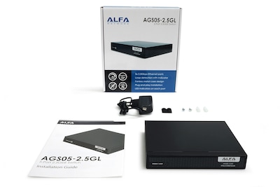 Foto 2 | Conmutador Ethernet Alfa Ags05-2.5gl De 5 Puertos Y 2 5 Gbps No Administrado - Venta Internacional.