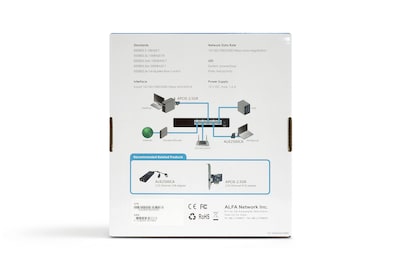 Foto 6 | Conmutador Ethernet Alfa Ags05-2.5gl De 5 Puertos Y 2 5 Gbps No Administrado - Venta Internacional.