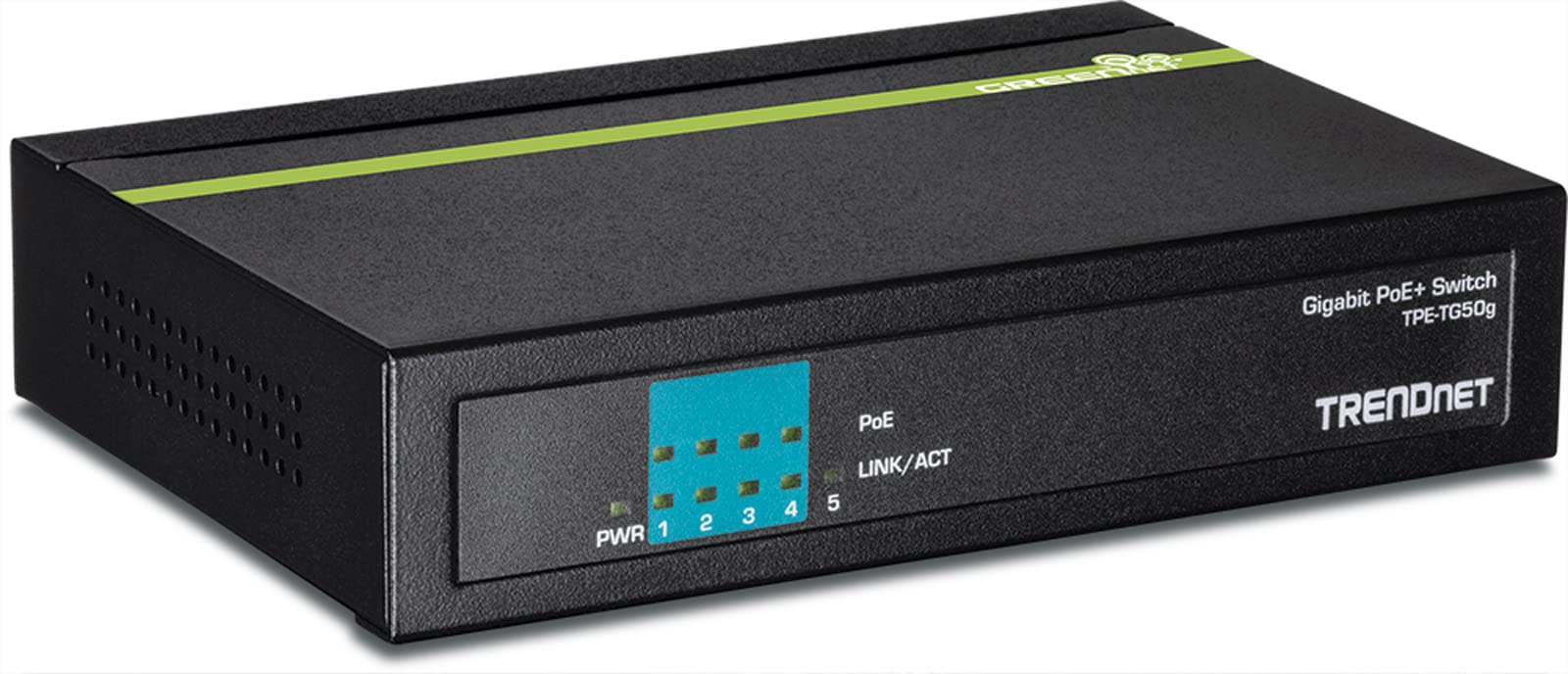 Foto 2 pulgar | Conmutador Poe+ Gigabit Trendnet Tpe-tg50g De 5 Puertos Y 10 Gbps - Venta Internacional.