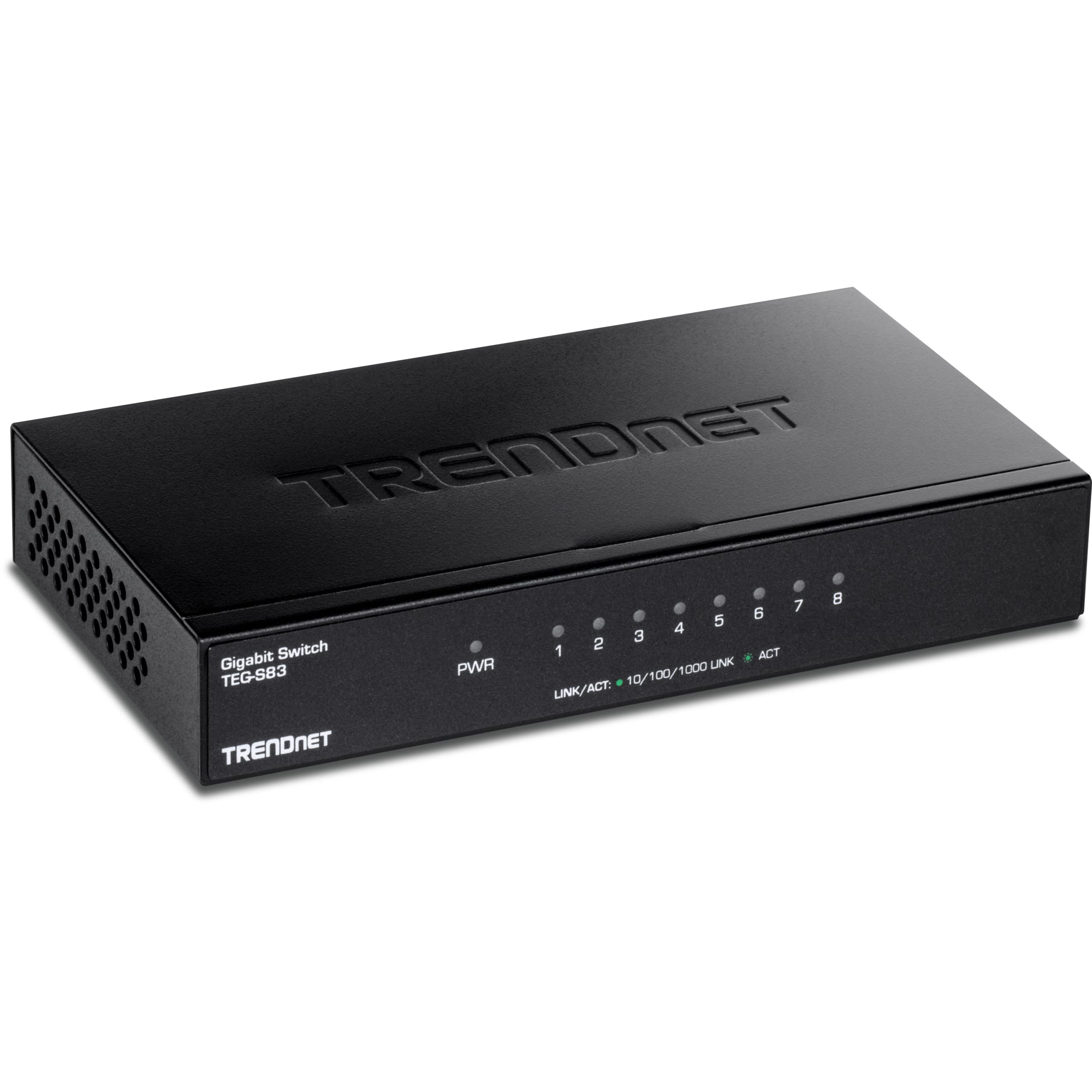 Foto 1 | Conmutador De Escritorio Trendnet Teg-s83 De 8 Puertos Gigabit Rj-45 Negro - Venta Internacional.
