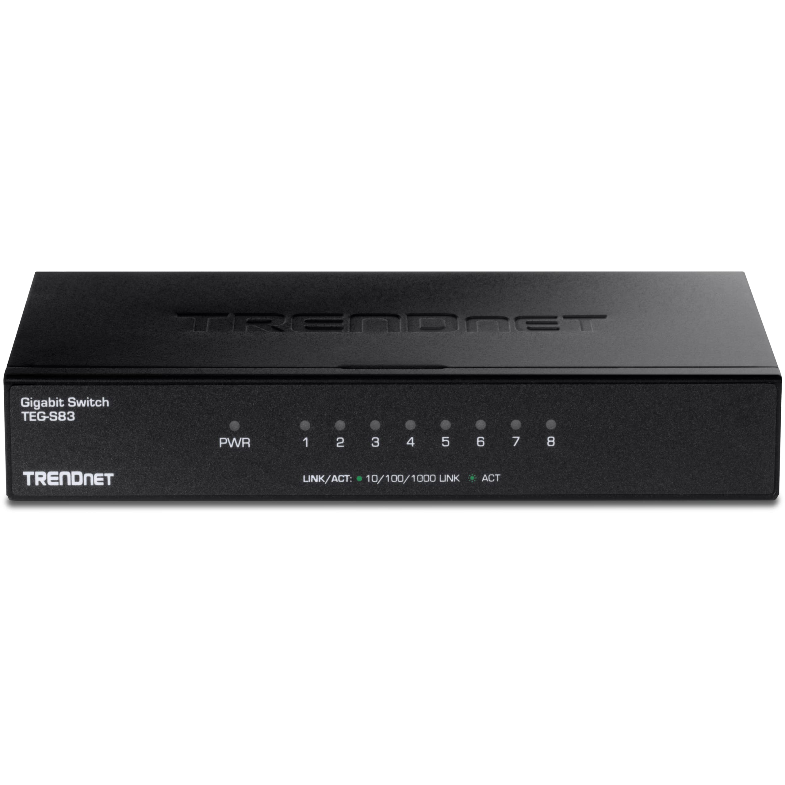 Foto 7 | Conmutador De Escritorio Trendnet Teg-s83 De 8 Puertos Gigabit Rj-45 Negro - Venta Internacional.
